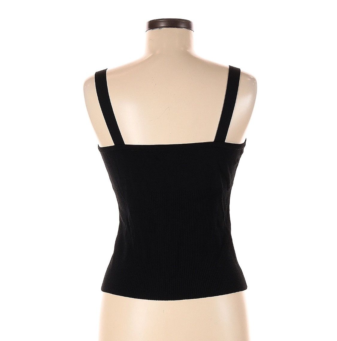 Vintage Black Bow Knit Camisole Tank Top Size M / US 6-8 / IT 42-44 - 2 Thumbnail