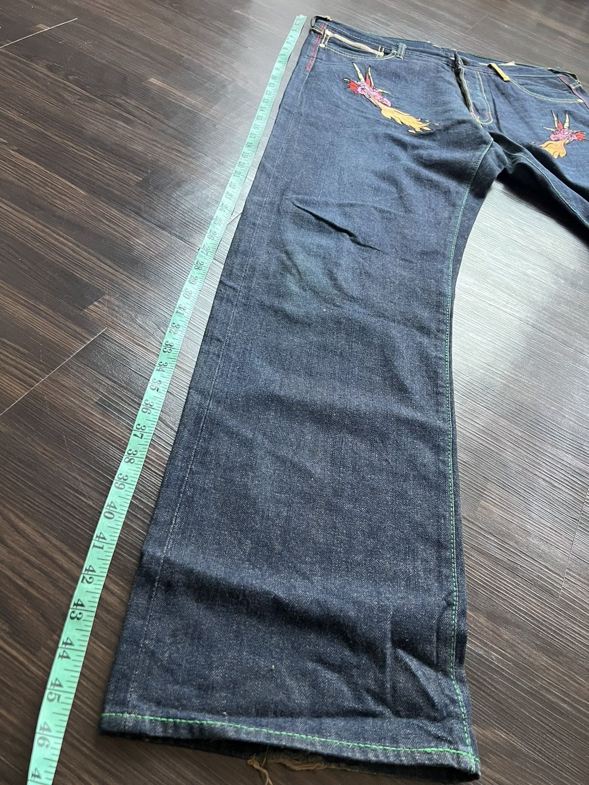 RMC Jeans 🔥 Archieves YOROPIKO MARTIN YATMING RMC DRAGON EMBROIDED Size US 38 / EU 54 - 15 Thumbnail