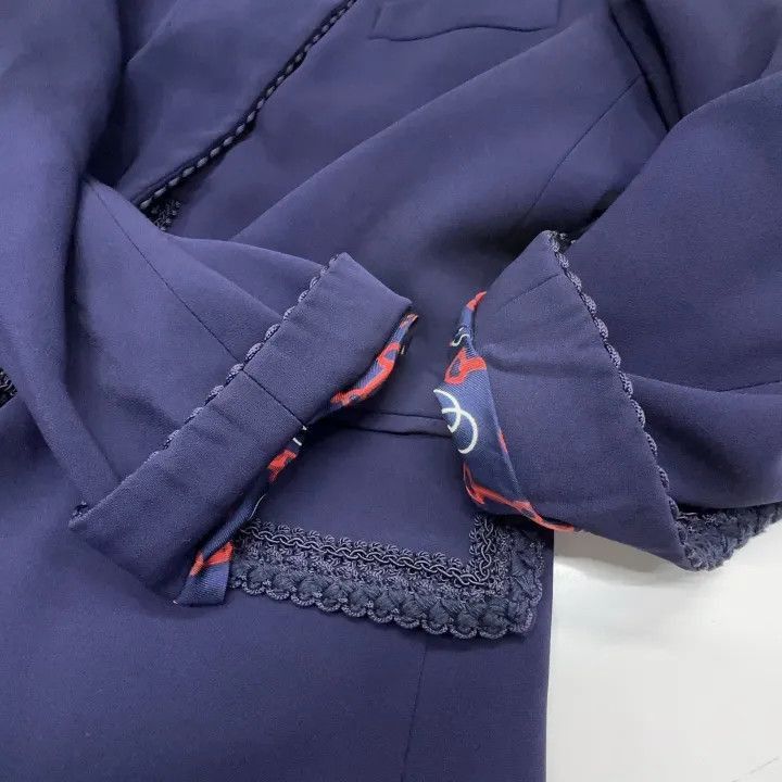 Gucci Gucci FW19 Navy Blazer with Single Button-2507 Size L / US 10 / IT 46 - 5 Thumbnail