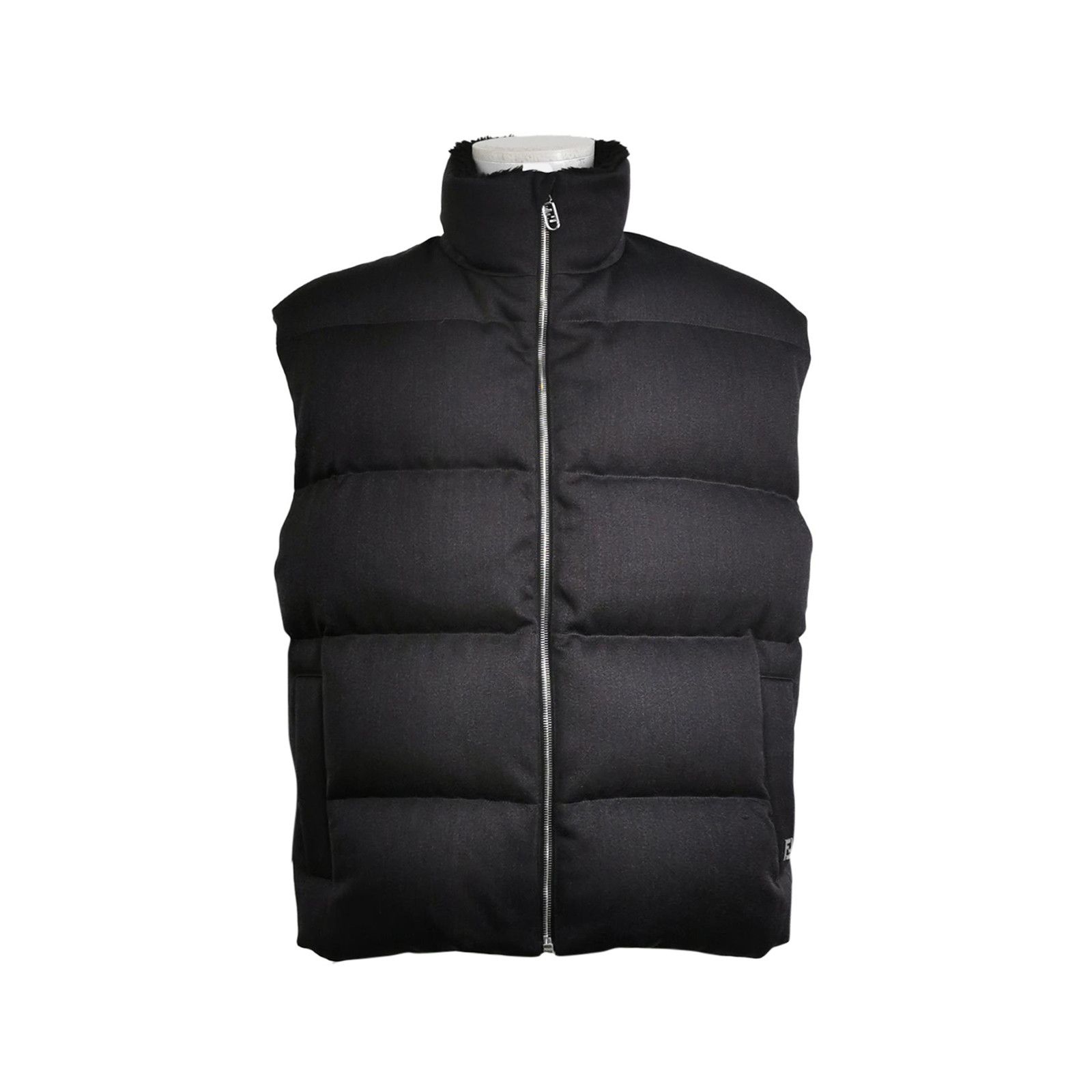 Fendi Fendi Wool Down Puffer Vest Size 52 Size US L / EU 52-54 / 3 - 1 Thumbnail