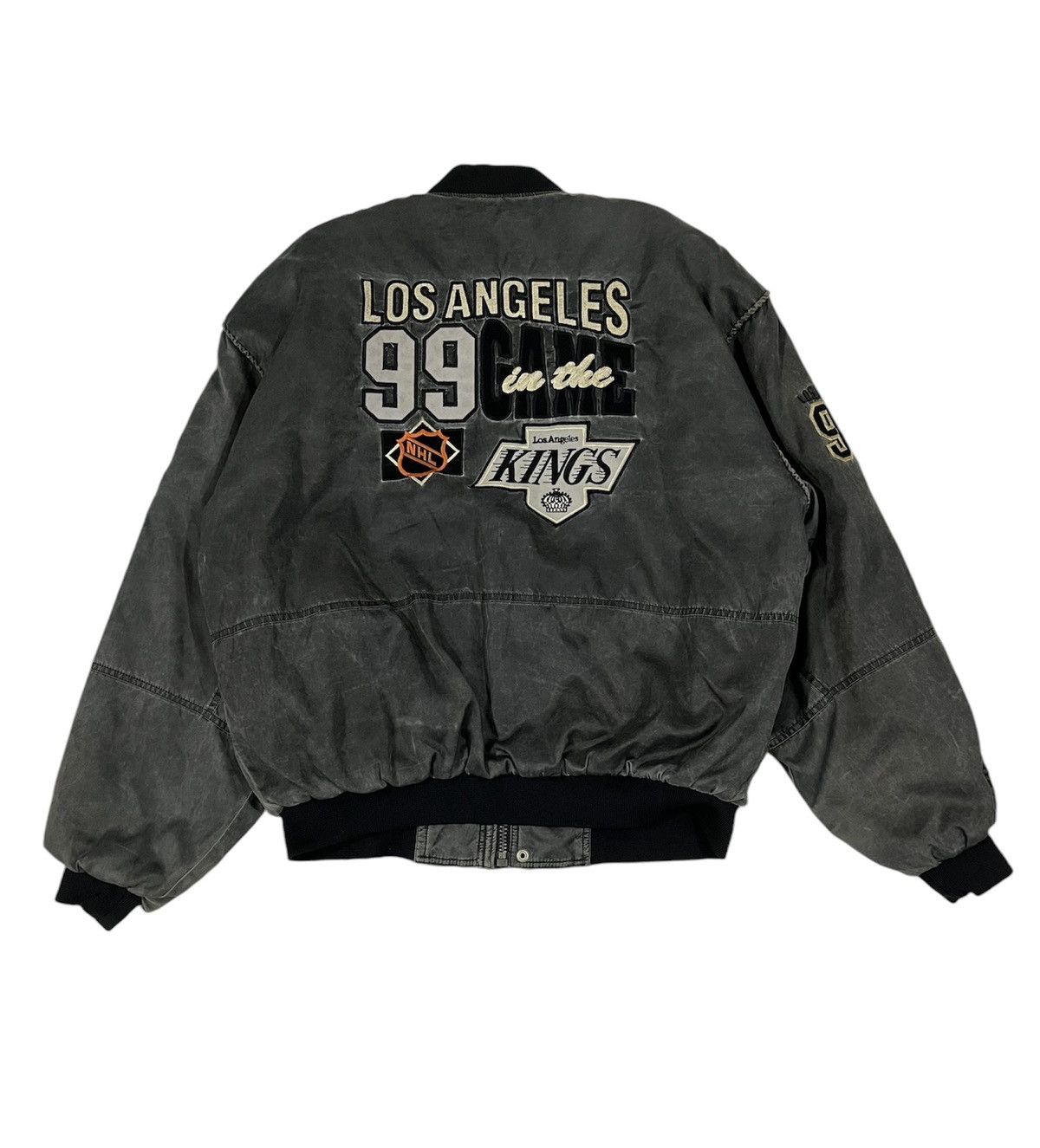 NHL × Vintage Vintage 80’s NHL Los Angeles King Varsity Jacket Size L Size US L / EU 52-54 / 3 - 3 Thumbnail