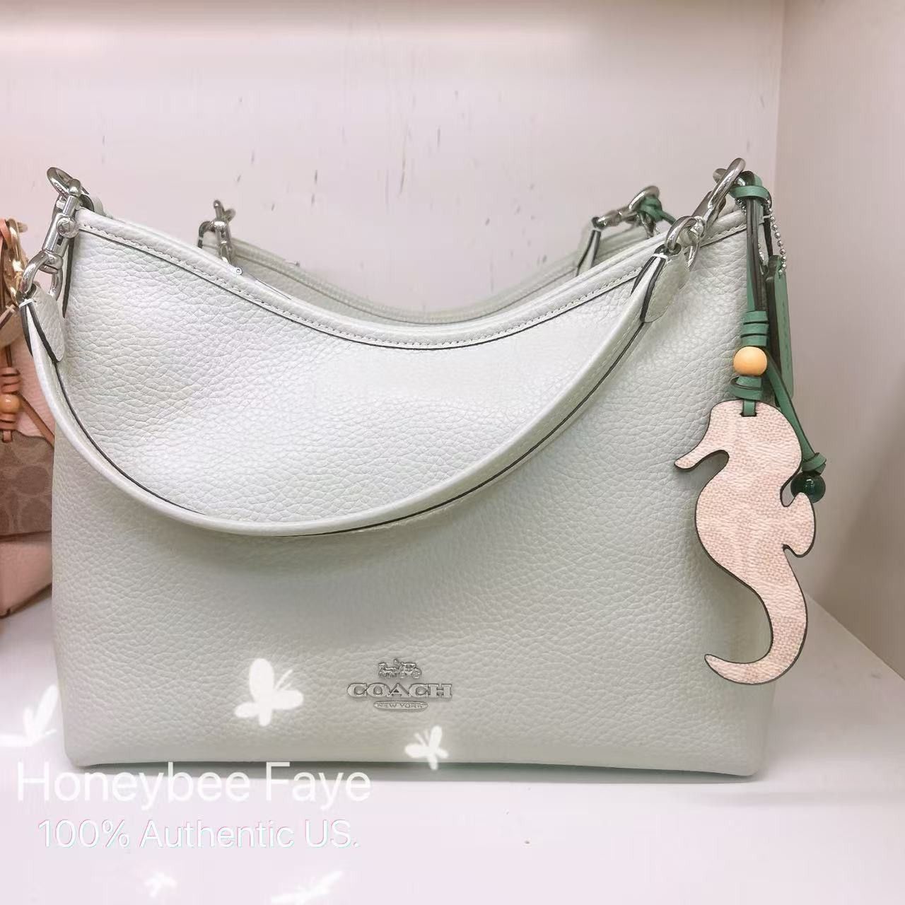 Coach Laurel Shoulder Bag With Seahorse Charm CBH82 Size ONE SIZE - 1 Thumbnail