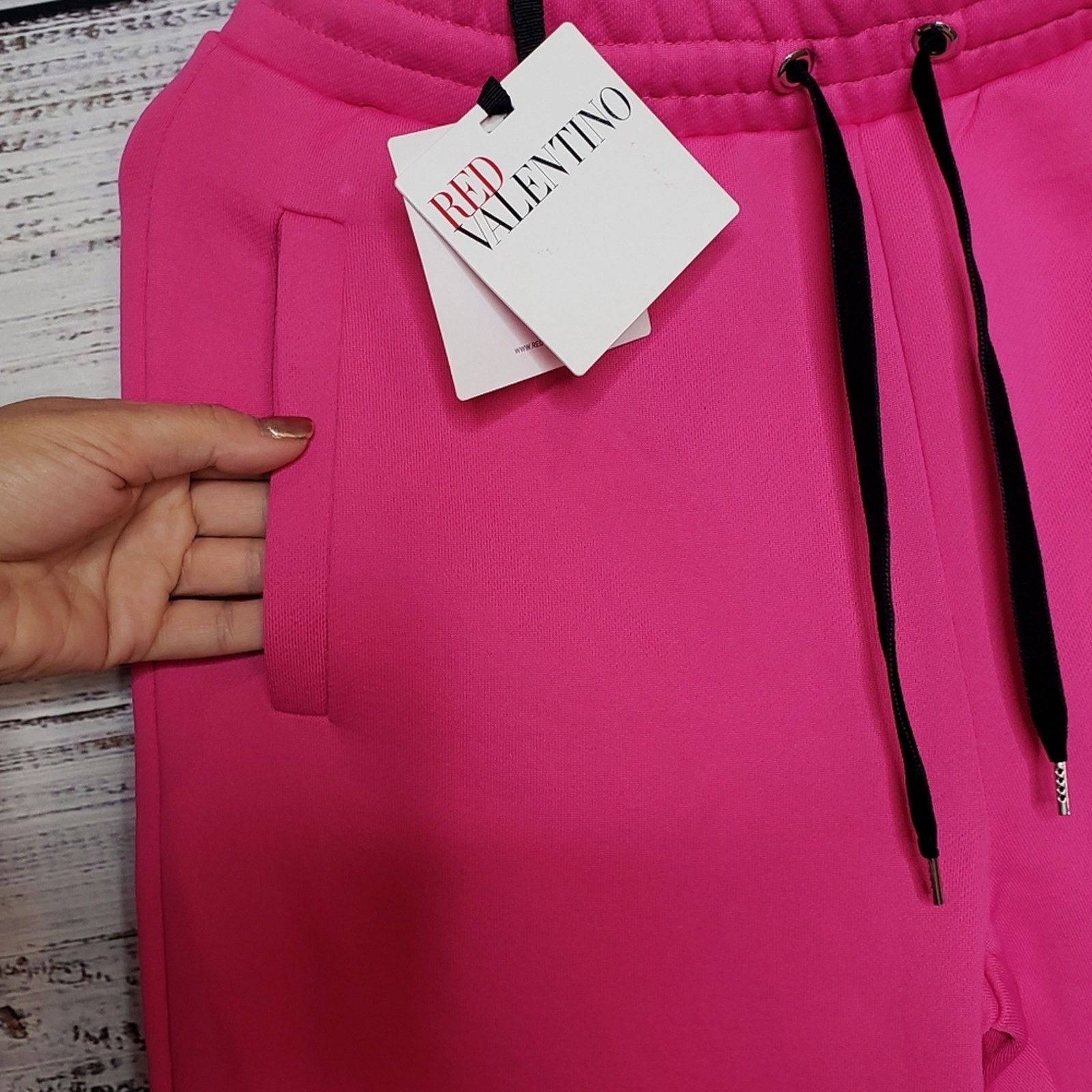 RED Valentino NWT RED Valentino women's track pants joggers S Barbie Pink Size 26" / US 2 / IT 38 - 9 Thumbnail