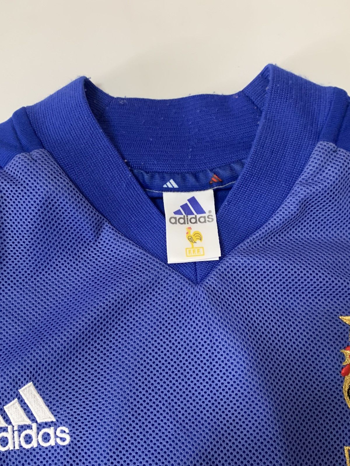 Adidas × Vintage France Home football shirt 2002 - 2004 Adidas Size US XL / EU 56 / 4 - 7 Thumbnail