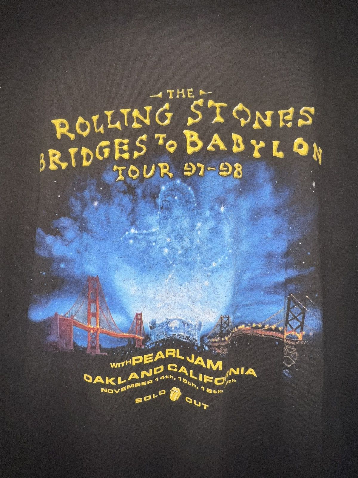 The Rolling Stones Rolling Stones 97 bridge to Babylon 97 “Oakland” Size US L / EU 52-54 / 3 - 2 Thumbnail