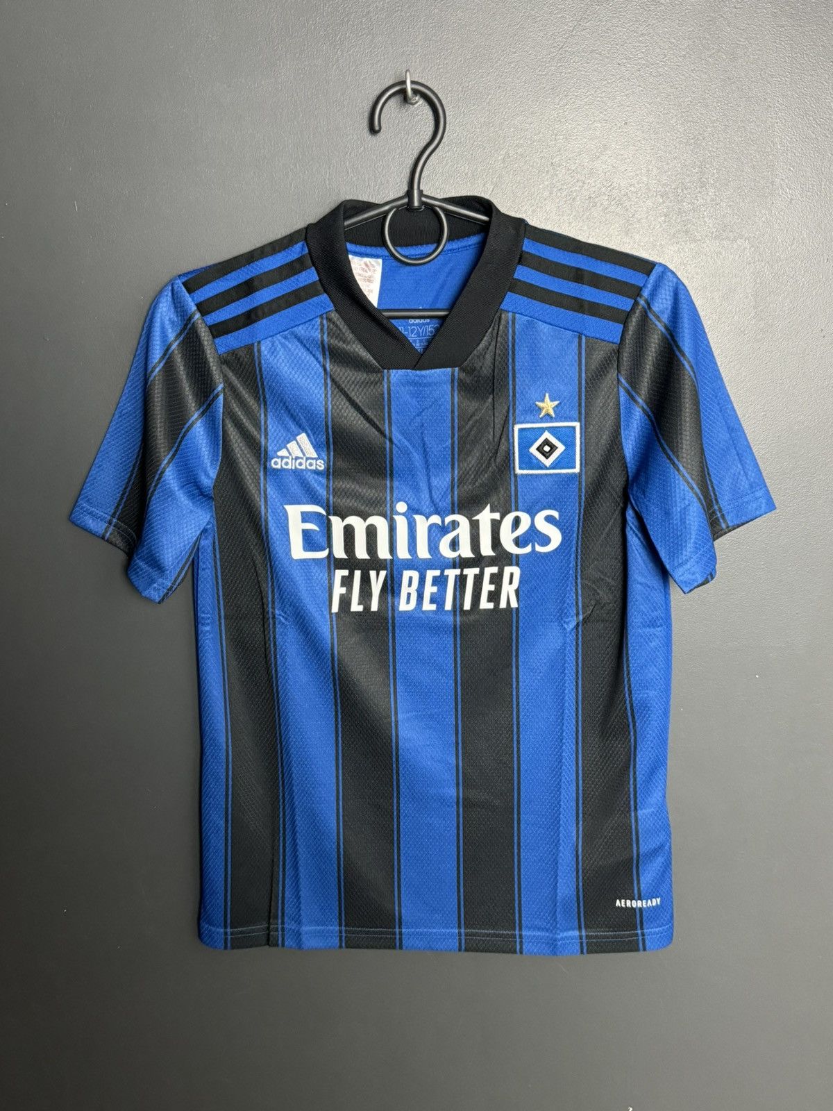 Adidas KIDS Hamburg 21/22 Away Football Jersey T-Shirt Size US XS / EU 42 / 0 - 1 Thumbnail