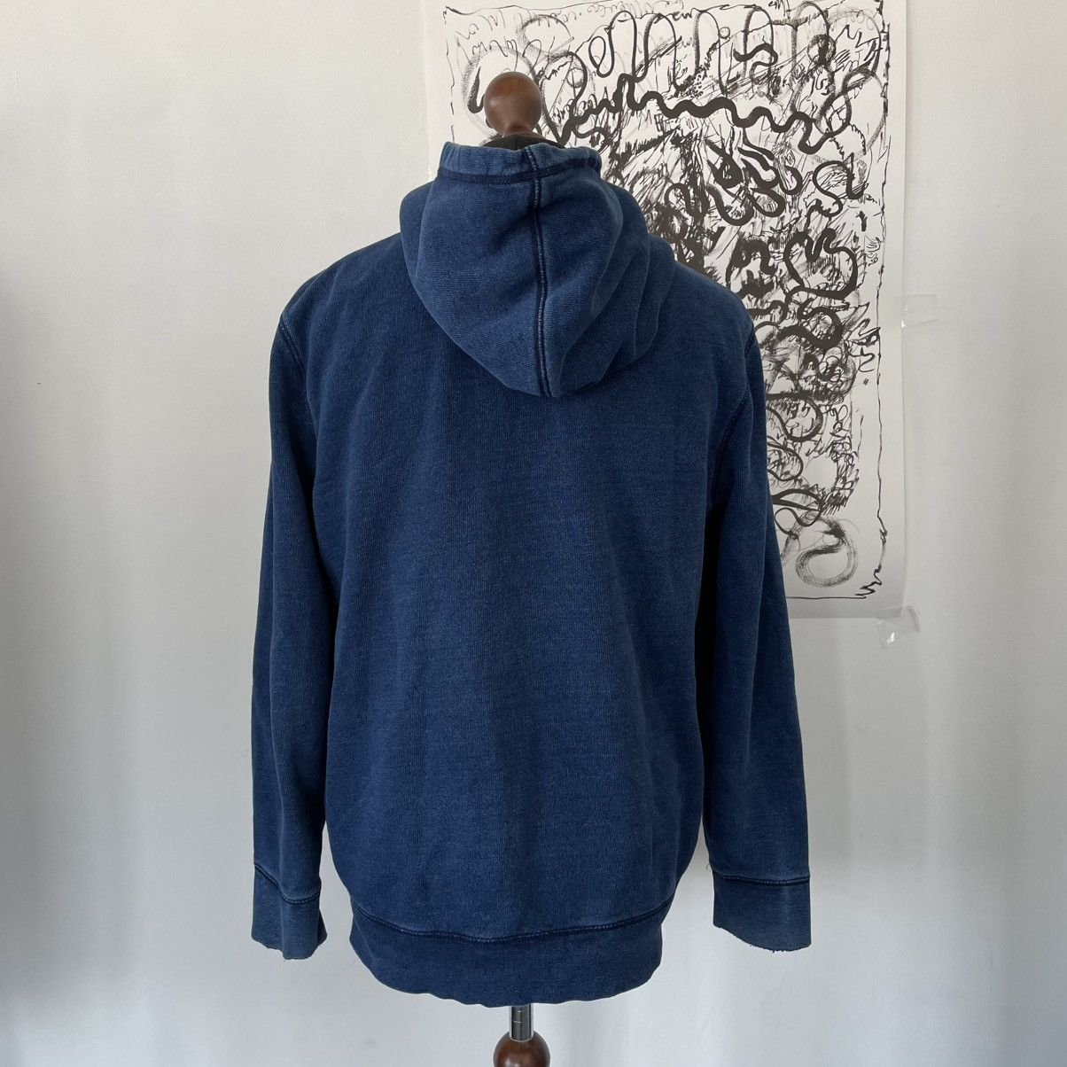 Levi's × Vintage Vintage Levi’s Zip Up Graphic Hoodie Distressed Y2K Size US L / EU 52-54 / 3 - 5 Thumbnail
