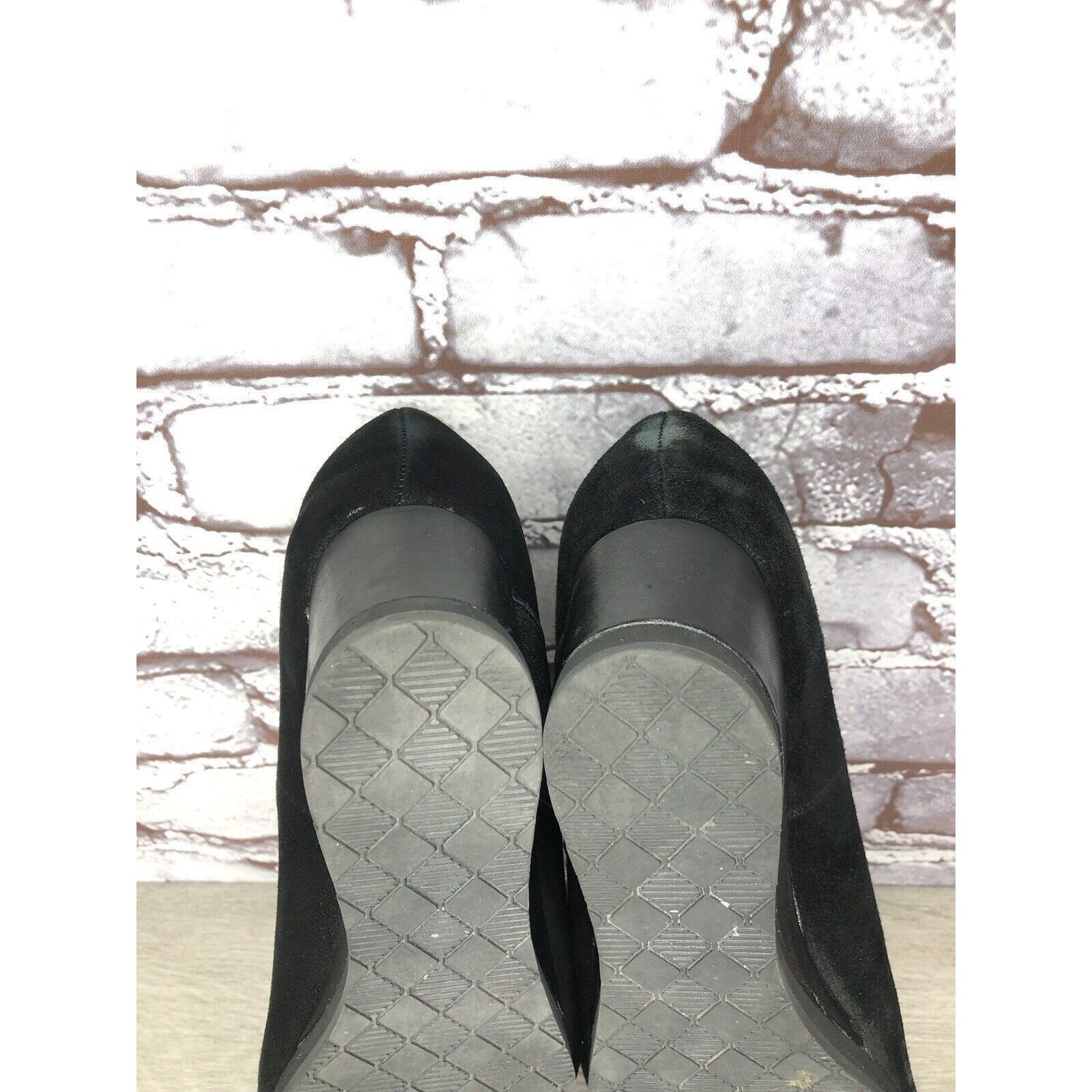 Other Earthies Bondy Black Suede Leather Strap Wedge Booties Women Size US 9 / IT 39 - 16 Thumbnail