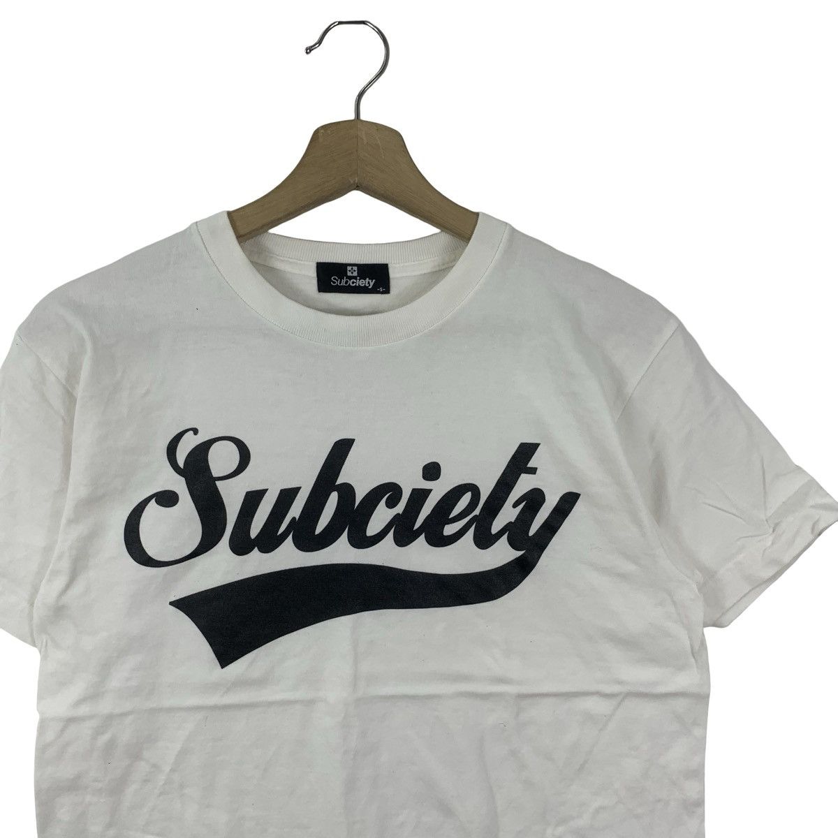 Other SUBCIETY Bold Script Logo Street Fashion Tee Shirt Top Size US S / EU 44-46 / 1 - 5 Thumbnail