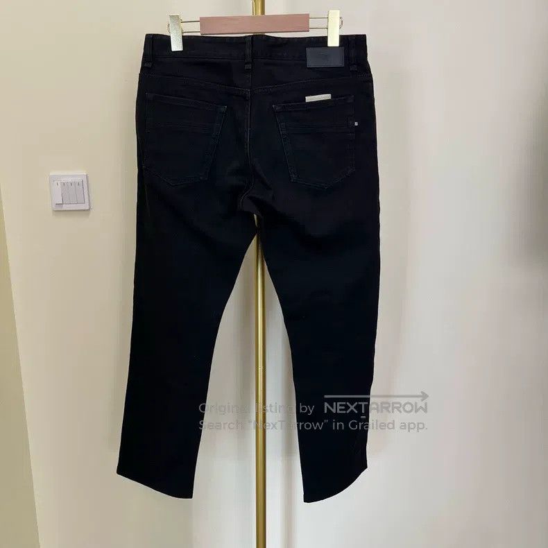 Fendi Fendi Black casual small eye bat embroidery logo jeans Size US 33 - 3 Thumbnail