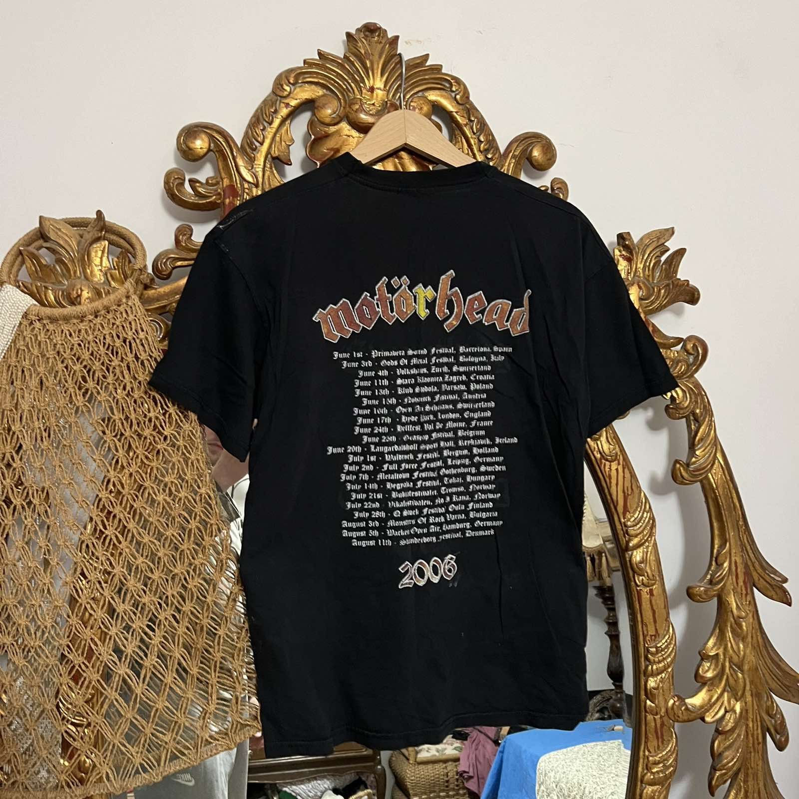 Vintage Motörhead 2006 band vintage t-shirts size S Size US M / EU 48-50 / 2 - 2 Thumbnail