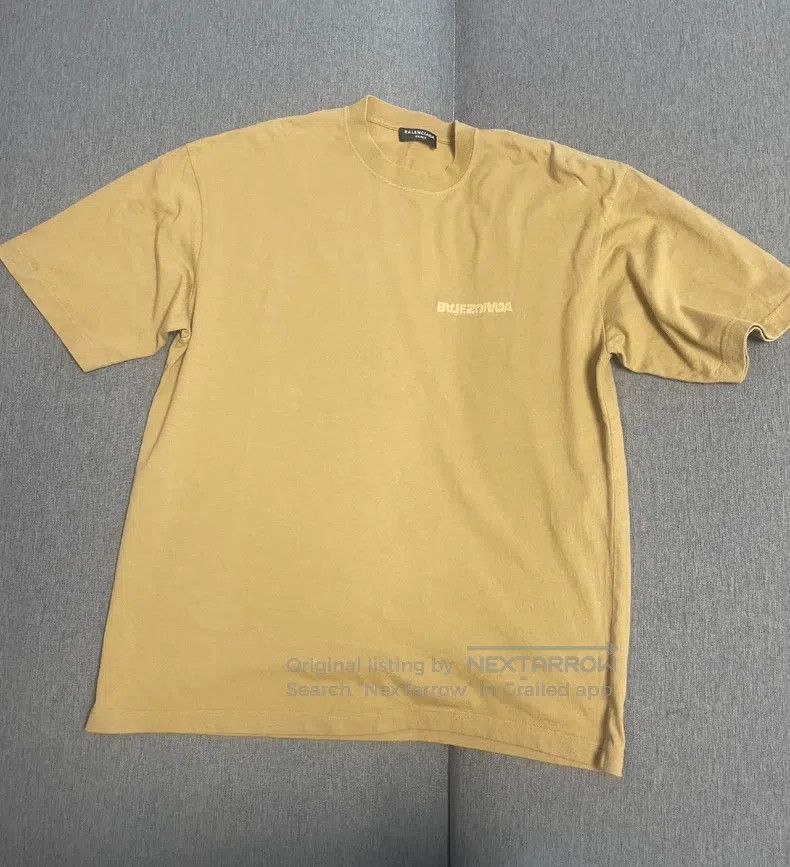 Balenciaga Balenciaga Embroidered Logo Short Sleeve S Size US S / EU 44-46 / 1 - 1 Thumbnail