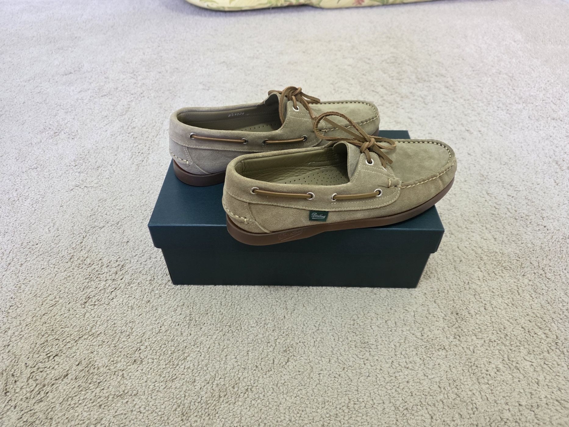 Paraboot Paraboot Barth/Marine Leather Boat Shoes - Miel-Vel Sand Size US 9.5 / EU 42-43 - 2 Thumbnail