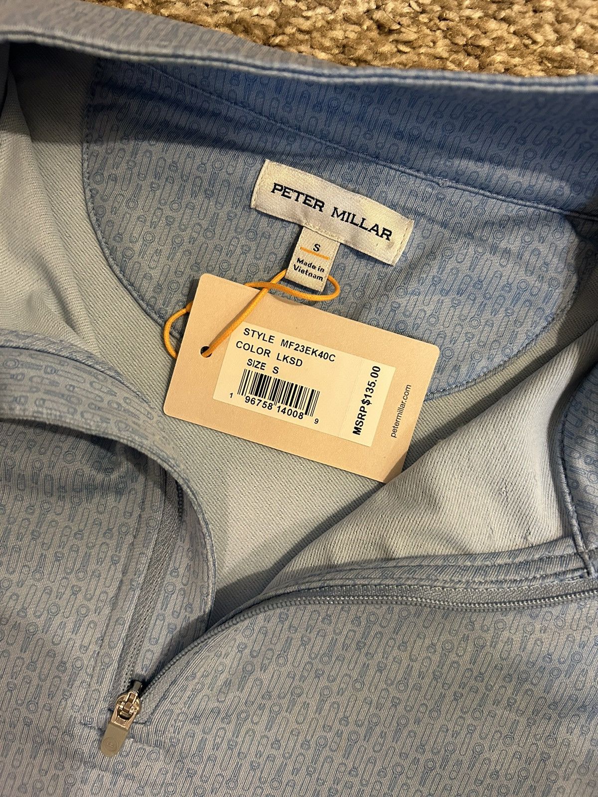 Peter Millar Peter Millar Perth Drink N' Duff Quarter-Zip MF23EK40C Size US S / EU 44-46 / 1 - 2 Thumbnail