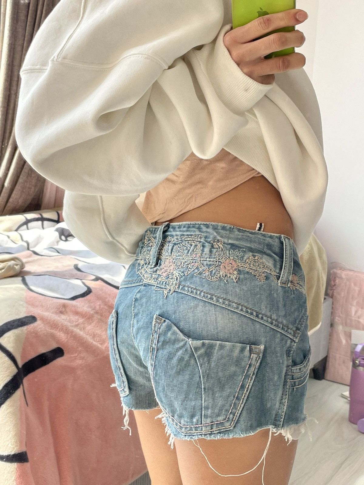 Vintage y2k short Size 26" / US 2 / IT 38 - 2 Thumbnail