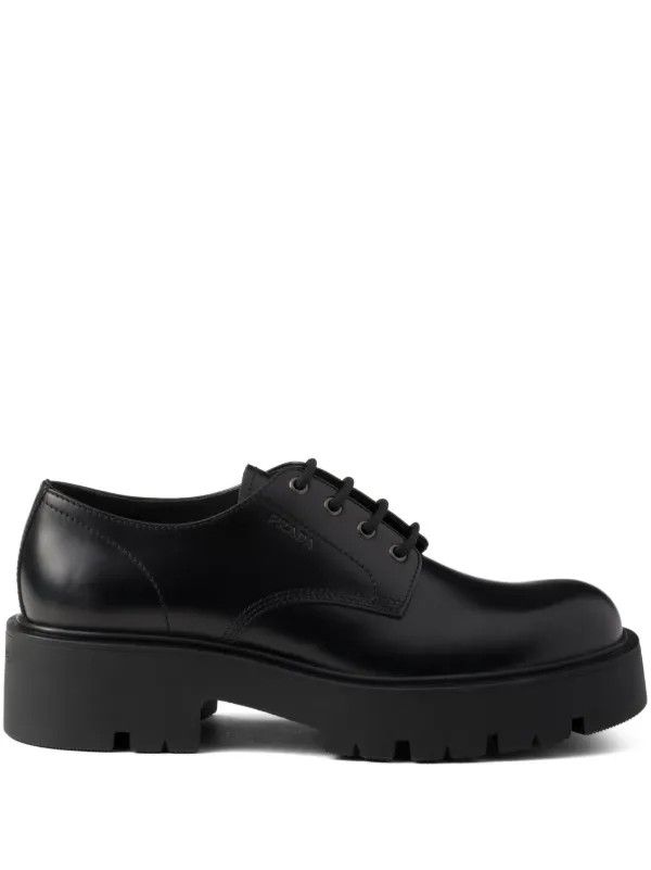 Prada chunky sole leather derby shoes Size US 8 / EU 41 - 1 Preview