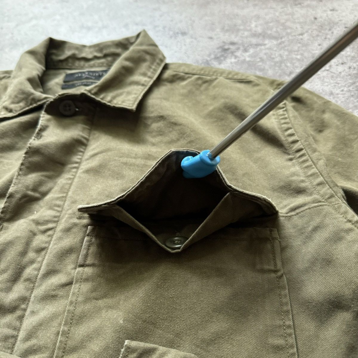 Allsaints All Saints Warrant Long Sleeve Shirt Army Green overshirt Size US M / EU 48-50 / 2 - 7 Thumbnail