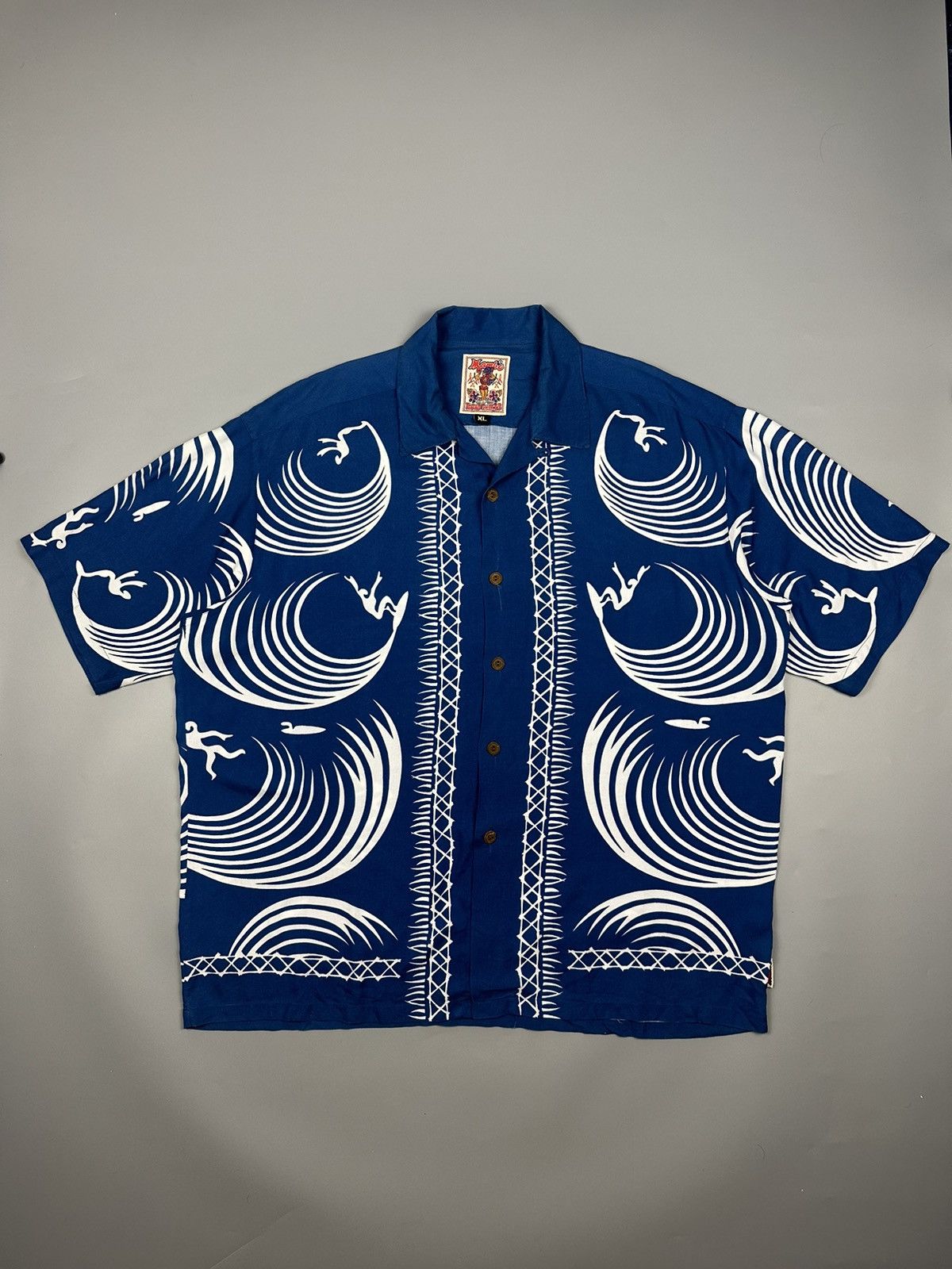Mambo × Vintage 🔥Rare🔥Vintage Mambo Surfing Rayon Button Ups Size US XL / EU 56 / 4 - 1 Thumbnail