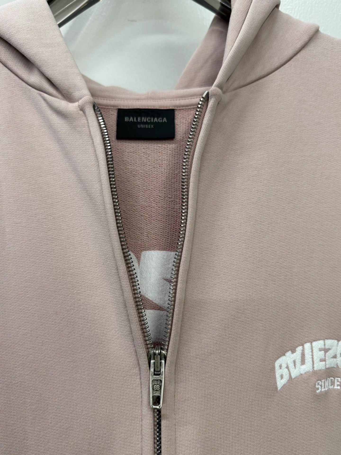 Balenciaga Balenciaga Pink Zip Hoodie Oversized Size 2 Size XXS / US 00 / IT 34 - 3 Thumbnail