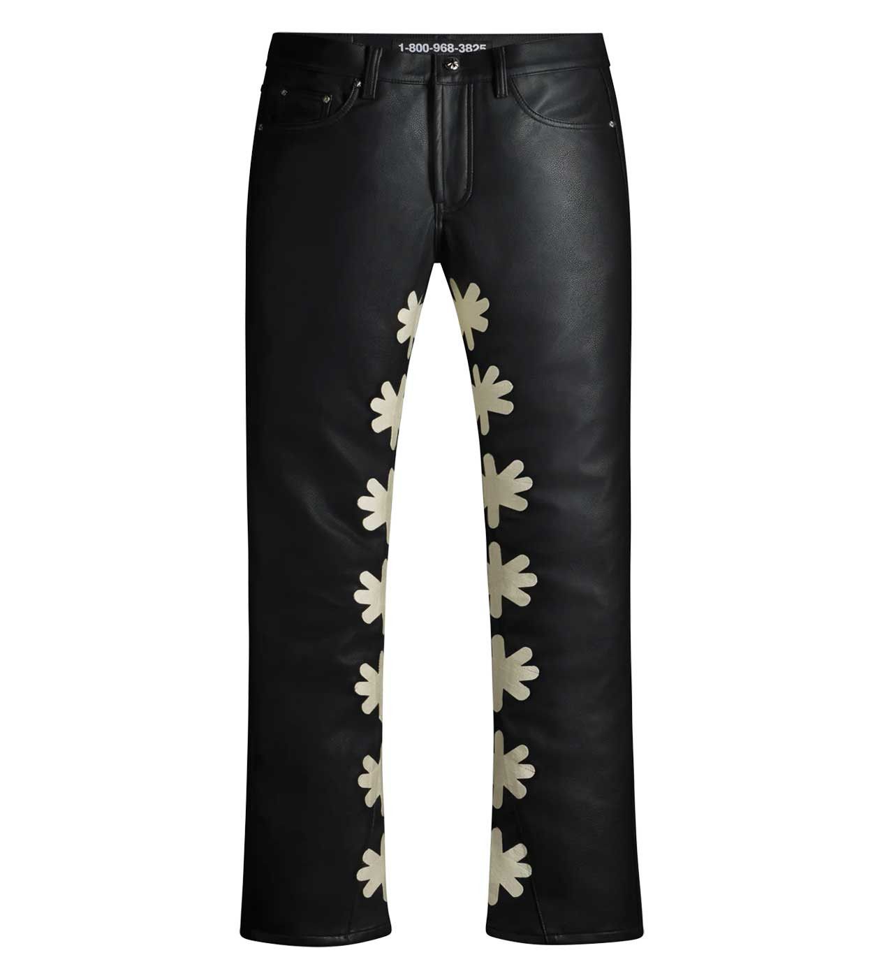 LOSTSHDWS Lost Shdws Leather Pant Black/Bone Size US 30 / EU 46 - 1 Thumbnail