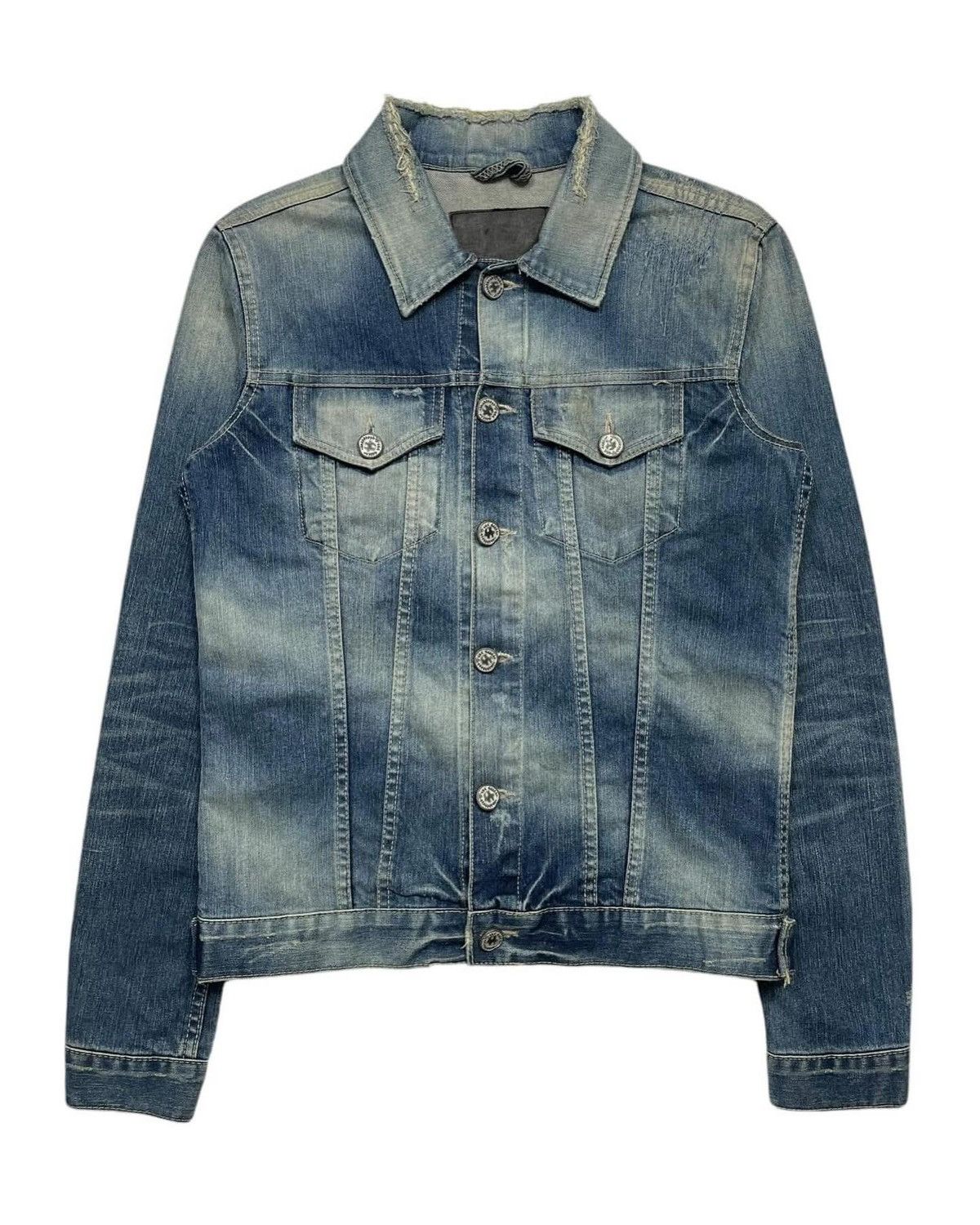 Attachment × Japanese Brand SS2013 ATTACHMENT STONEWASH DENIM JACKET Size US M / EU 48-50 / 2 - 1 Thumbnail