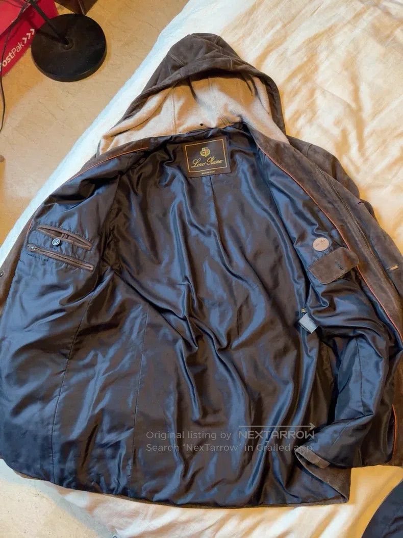 Loro Piana Loro Piana Leather jacket, luxurious tailoring, with cashm Size US M / EU 48-50 / 2 - 7 Thumbnail