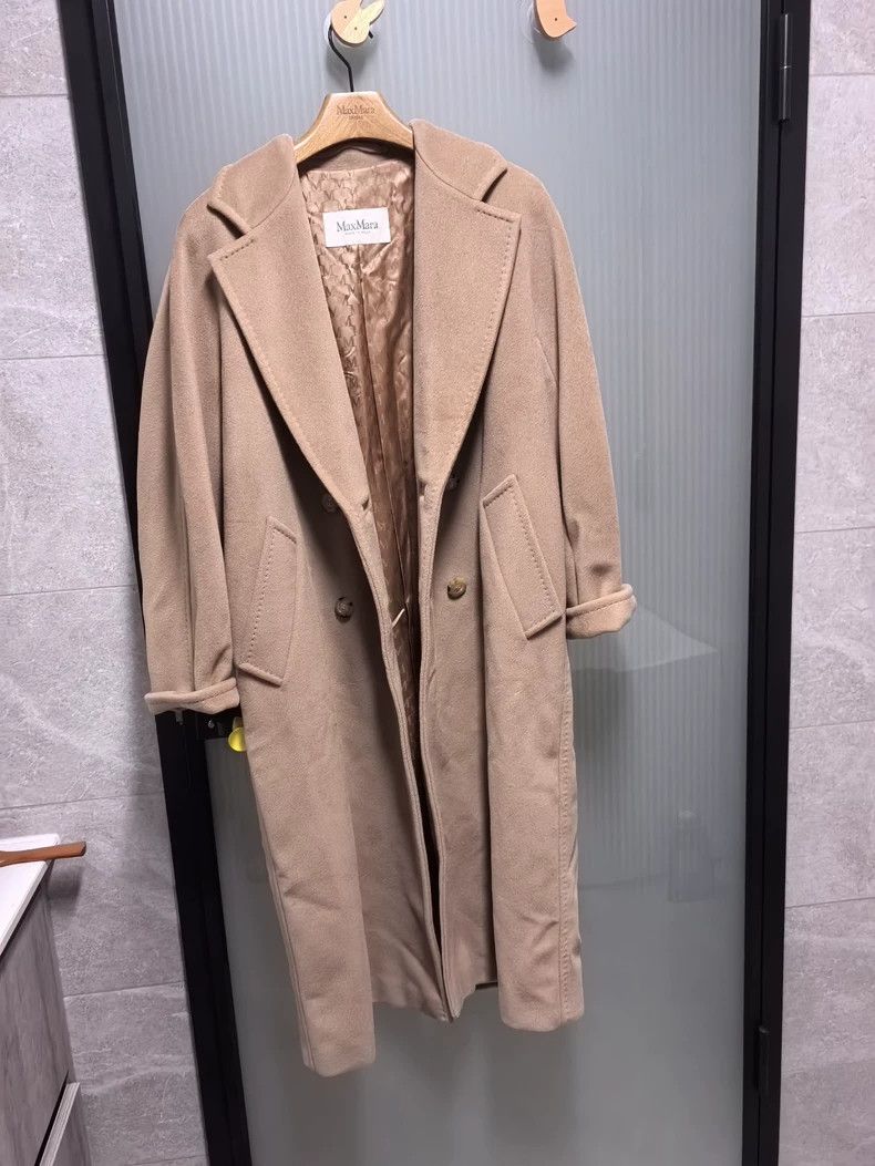 Max Mara Max Mara 101801 Classic Camel Coat Size L / US 10 / IT 46 - 1 Thumbnail