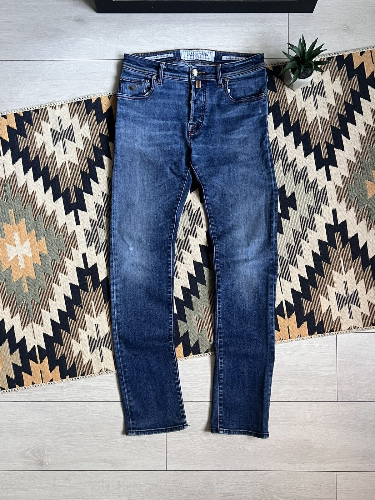Jacob Cohen Jacob Cohen Rare Exclusive Handmade Denim Jeans Size US 31 - 2 Thumbnail