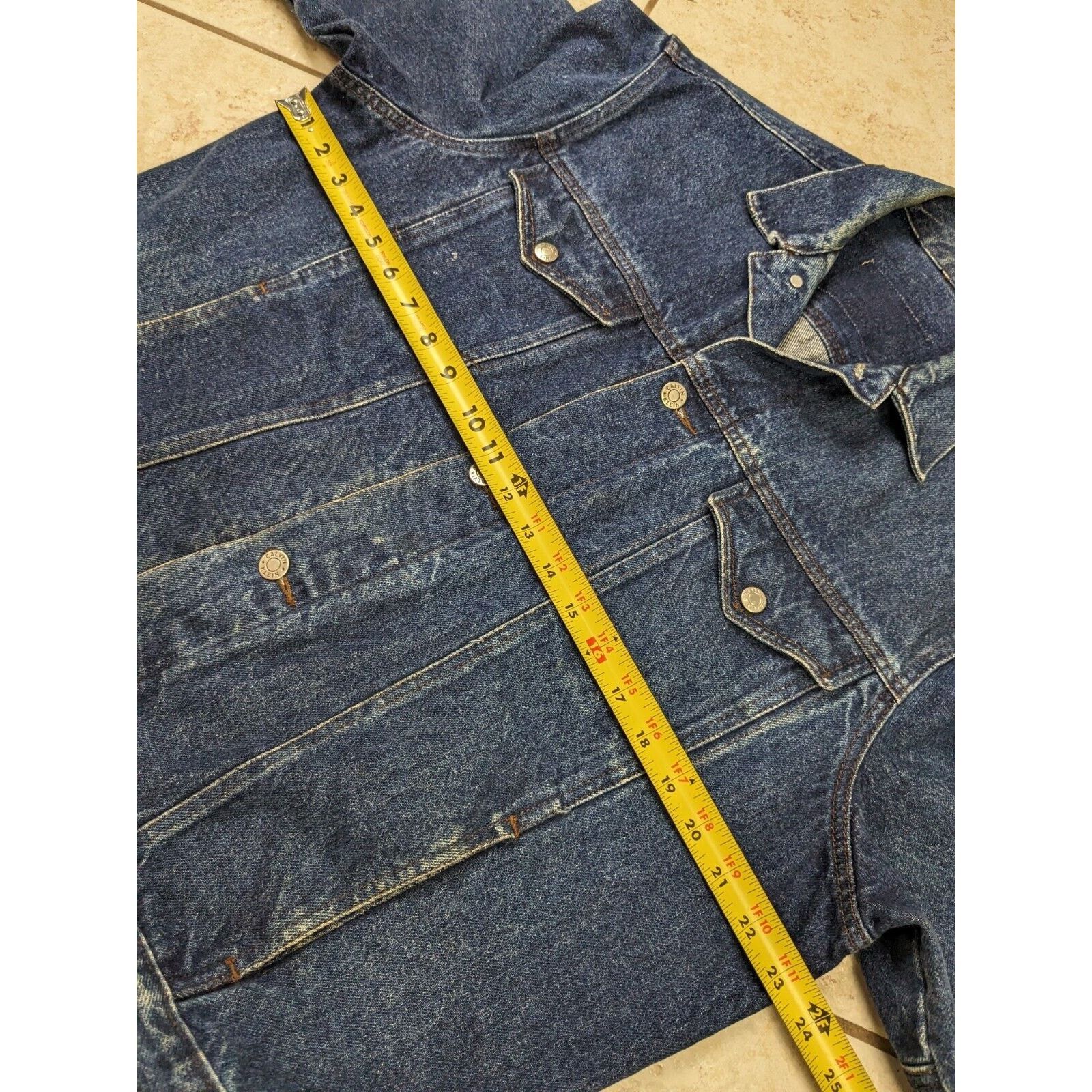 Calvin Klein Vtg Calvin Klein Men's L Denim Jeans Trucker Coat Jacket Size US L / EU 52-54 / 3 - 5 Thumbnail