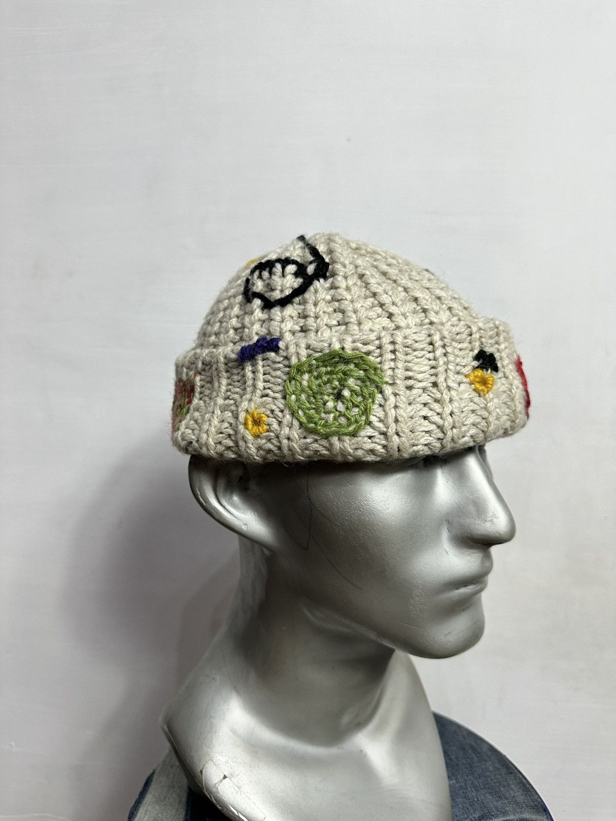 Handmade Custom Made Nice Design Art Knitted Spider Beanie Hats Size ONE SIZE - 8 Thumbnail