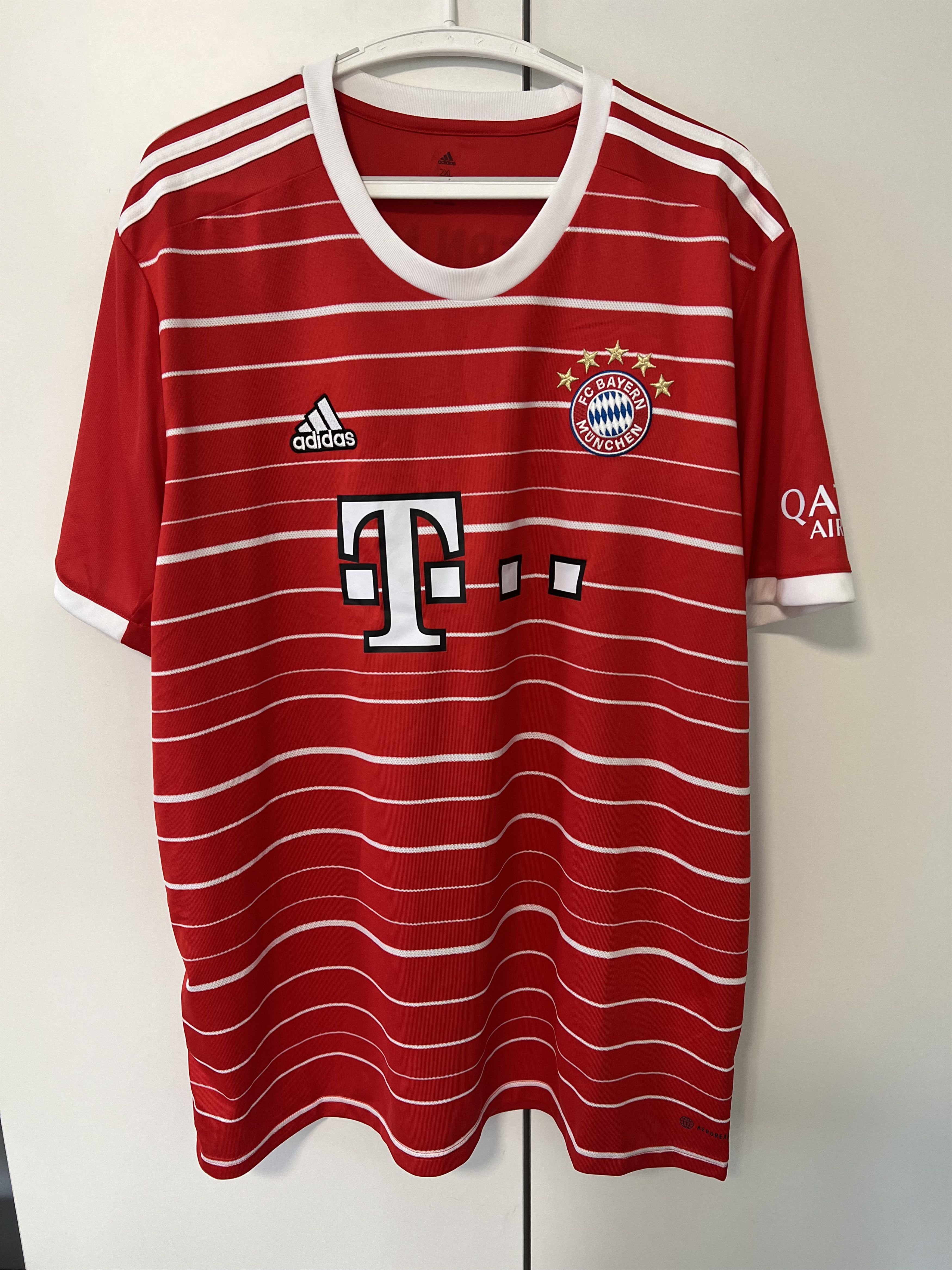 Adidas 2022-2023 FC BAYERN MUNCHEN HOME football jersey shirt Size US XXL / EU 58 / 5 - 1 Thumbnail