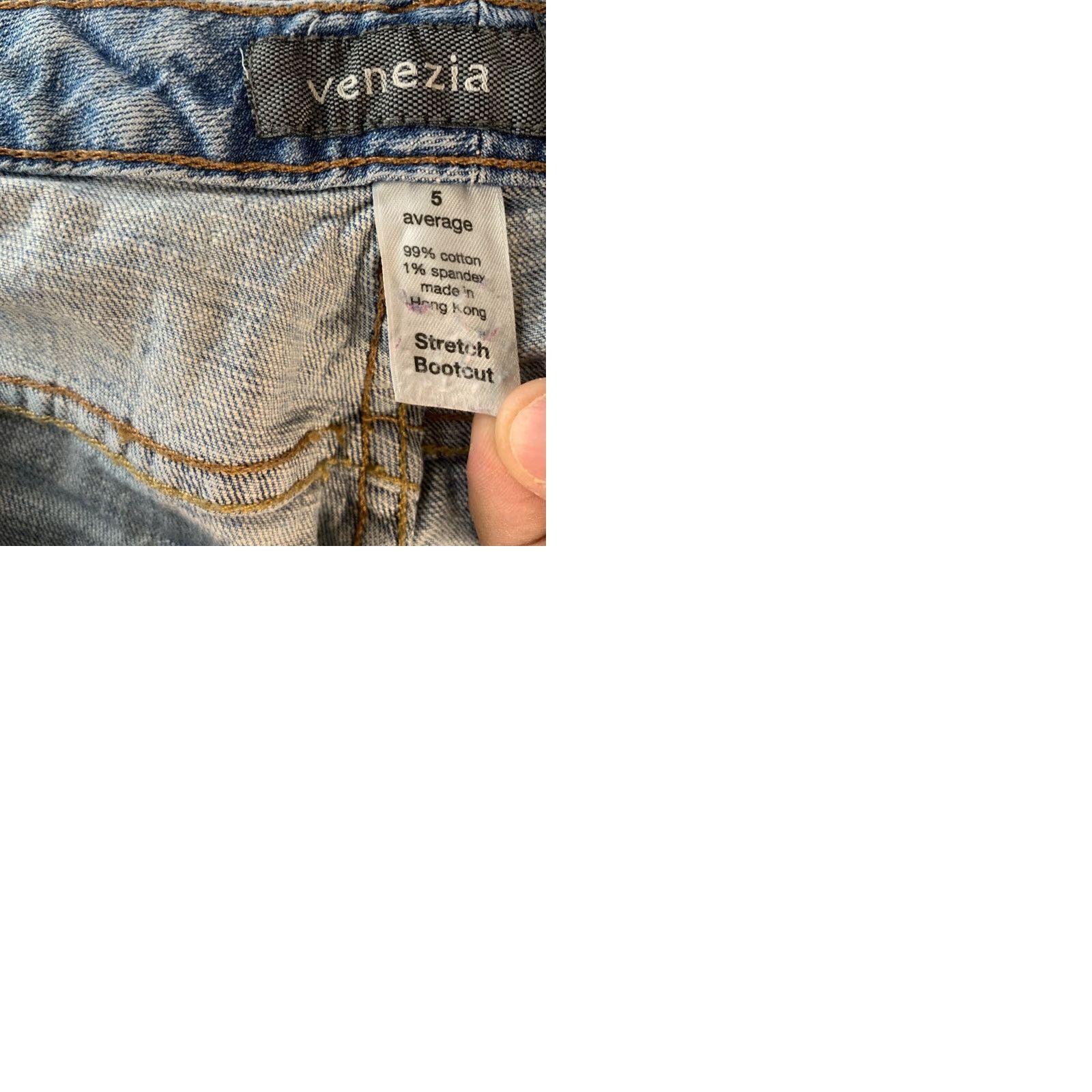 Denime Venezia Women's Plus Size 5 w40 Blue Denim Stretch Bootcut Jeans Shirt? Size 27" / US 4 / IT 40 - 11 Thumbnail