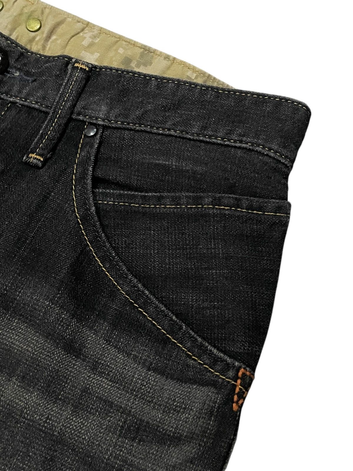 Beauty Beast × Edwin × Japanese Brand Vintage Edwin E Function Engineered Spiral Leg Jeans Size US 30 / EU 46 - 21 Thumbnail