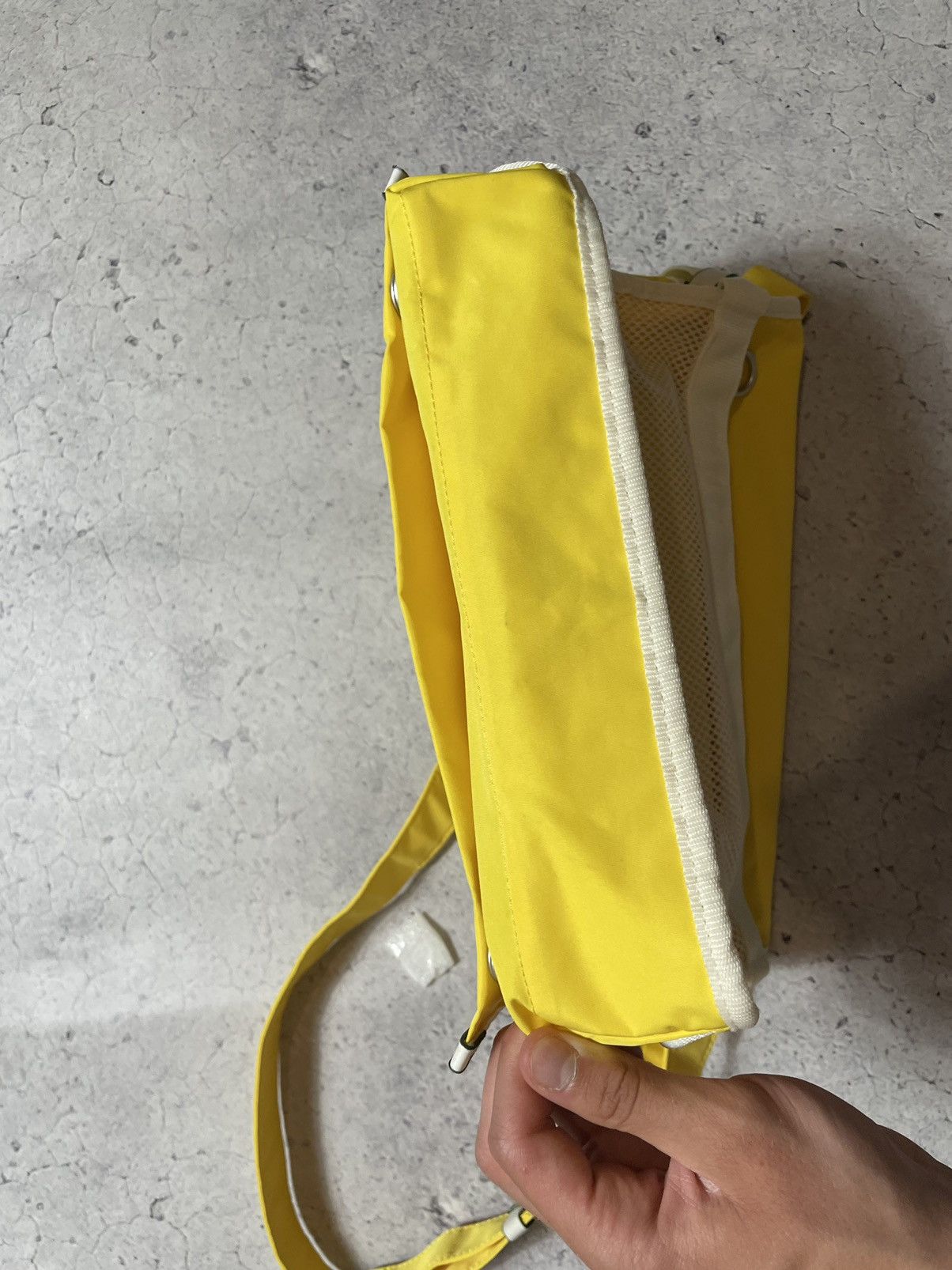 Lacoste Vintage Messenger Crossbody Slim Bag Lacoste Y2K Yellow Size ONE SIZE - 7 Thumbnail