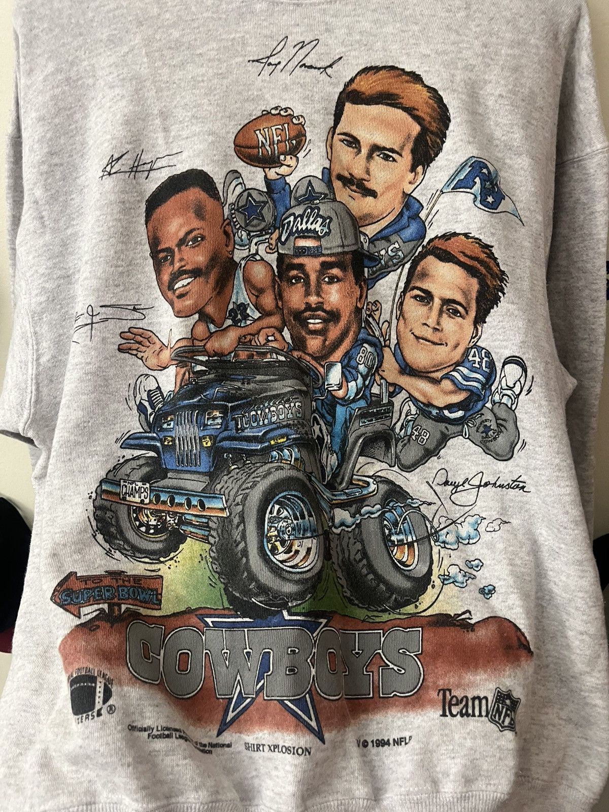 Hanes Vintage 90’s Dallas Cowboys Super bowl Crewneck NFL Large Size US L / EU 52-54 / 3 - 2 Thumbnail