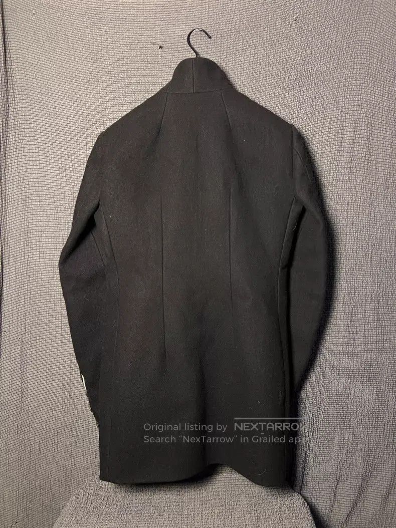 Rick Owens RICK OWENS Black and White Geometric Cutout Wool Silk Suit Size US M / EU 48-50 / 2 - 3 Thumbnail