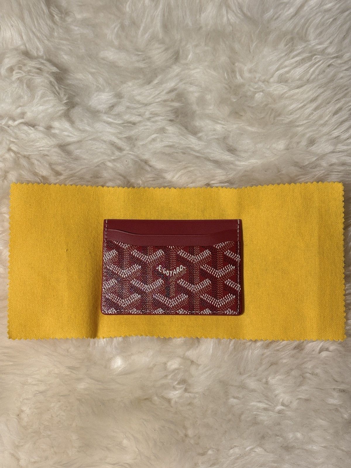 Goyard CARD HOLDER « SAINT-SULPICE » GOYARD RED Size ONE SIZE - 1 Thumbnail
