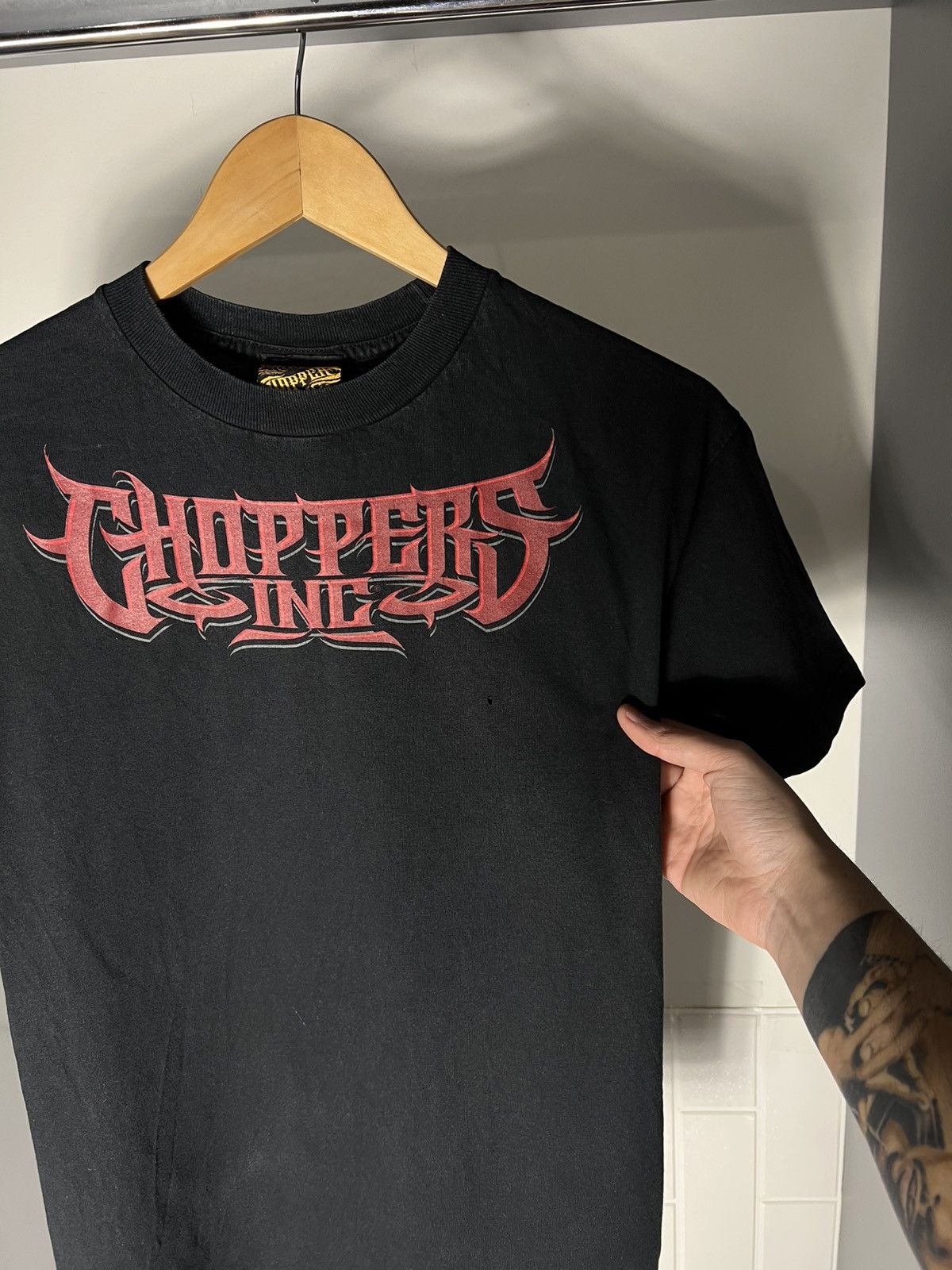 West Coast Choppers VINTAGE HARLEY DAVIDSON CHOPPERS ING MOTORCYCLE RETRO 90s Size US S / EU 44-46 / 1 - 13 Thumbnail