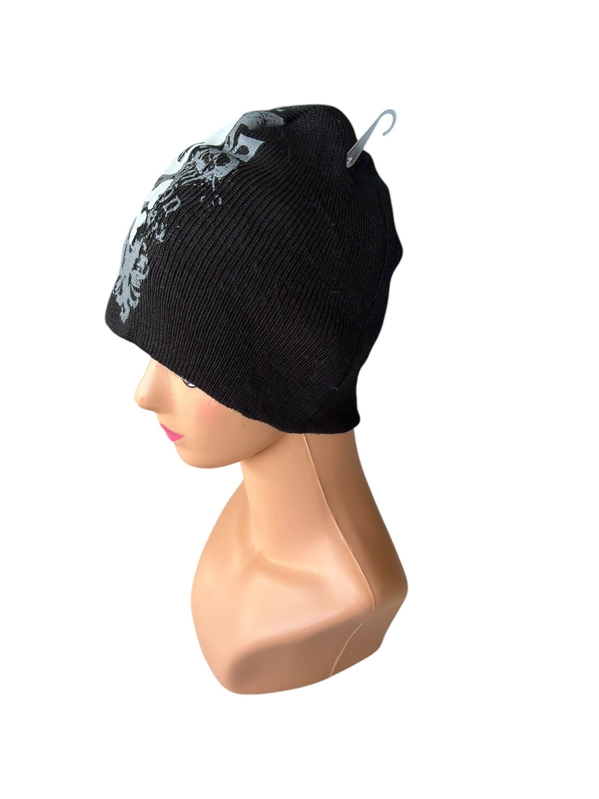 14th Addiction × If Six Was Nine × KMRii Skull Tattoo Japanese Punk Bondage Style Beanie Hats Size ONE SIZE - 2 Thumbnail
