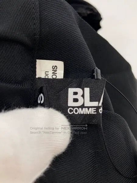 Comme des Garcons Comme Des Garcons size S Black vintage double-layered desi Size 23" - 4 Thumbnail