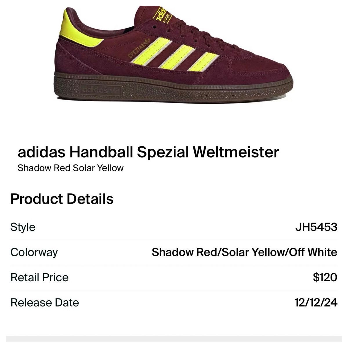 Adidas Adidas Handball Spezial Weltmeister Size 13 m Size US 13 / EU 46 - 8 Thumbnail