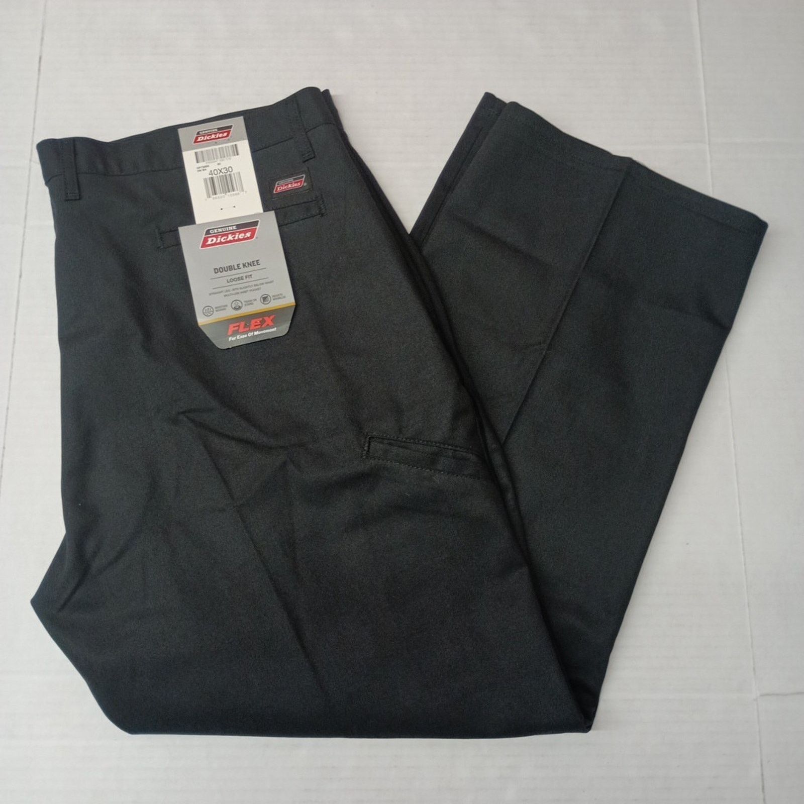 Dickies Dickies Loose Fit Double Knee Work Pants Men's 40x30 Black Size US 40 / EU 56 - 1 Thumbnail