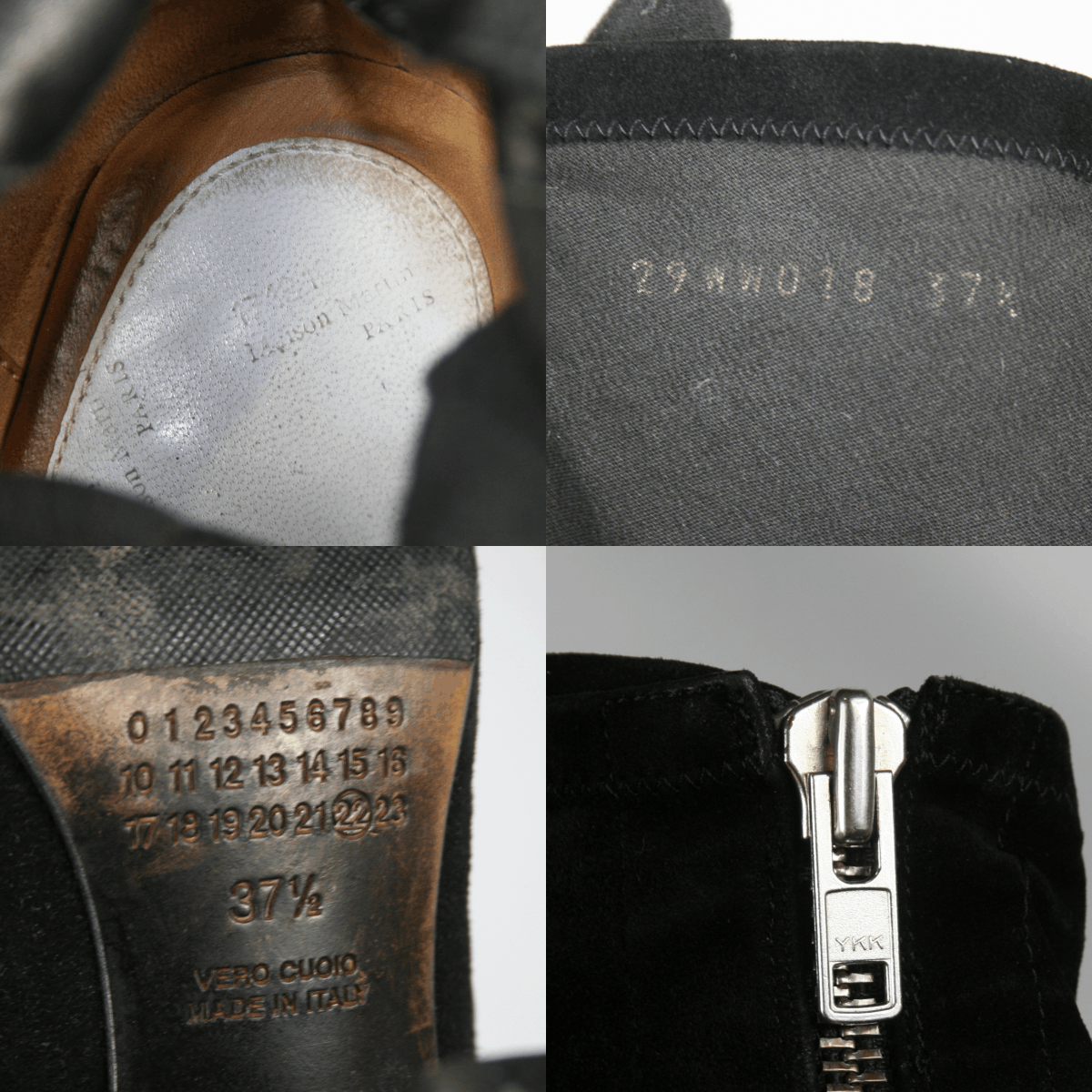 Maison Margiela S/S2002 Suede Knee High Anatomic Boots Archive Size US 7.5 / IT 37.5 - 14 Thumbnail