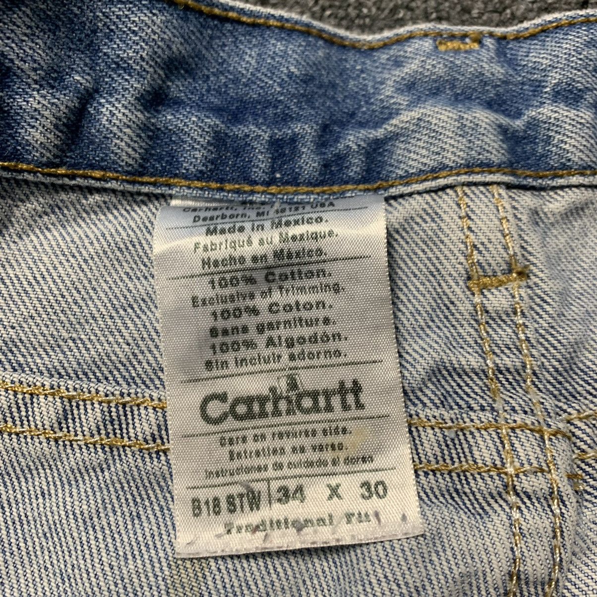 Carhartt Crazy Trashed Vintage Carhartt Jeans Pants Size US 34 / EU 50 - 9 Thumbnail