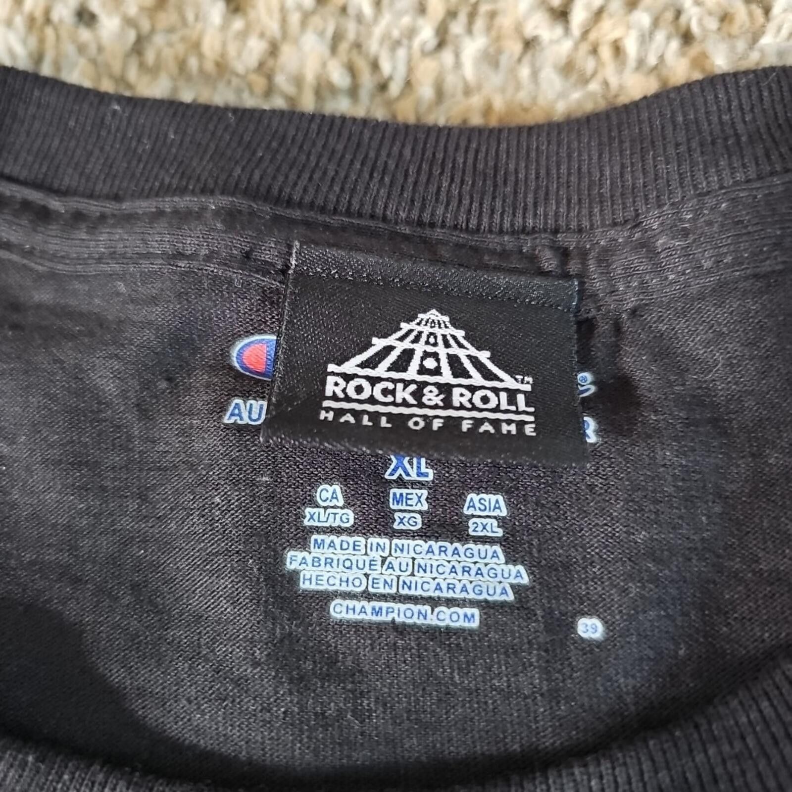 Champion Champion Rock N Roll Hall Of Fame XL Shirt Long Live Rock Size US XL / EU 56 / 4 - 4 Thumbnail