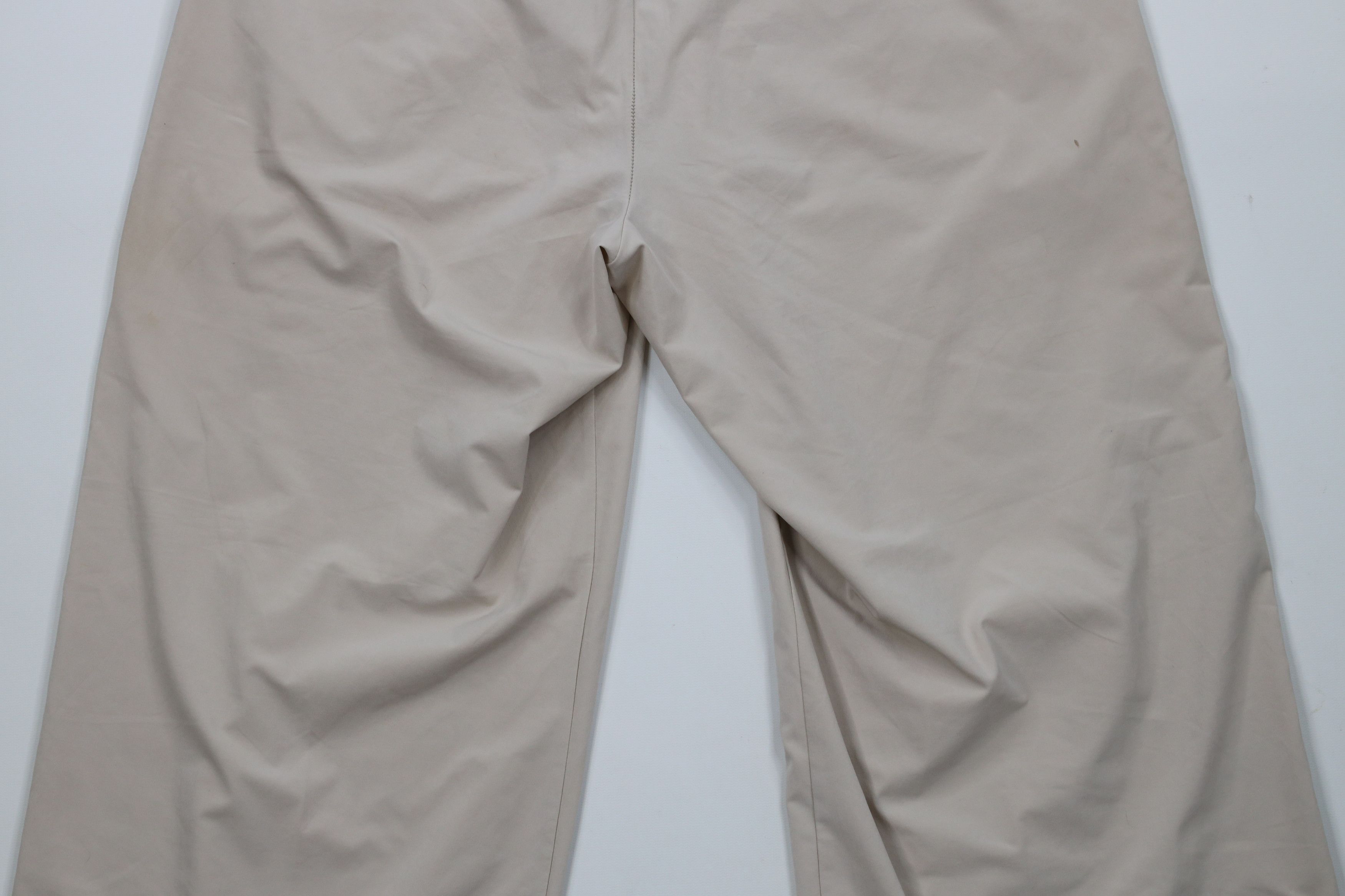 Athleta × Vintage Athleta Stretch Avenue Wide Leg Crop Pants Capris Beige Tan Size 32" / US 10 / IT 46 - 10 Thumbnail