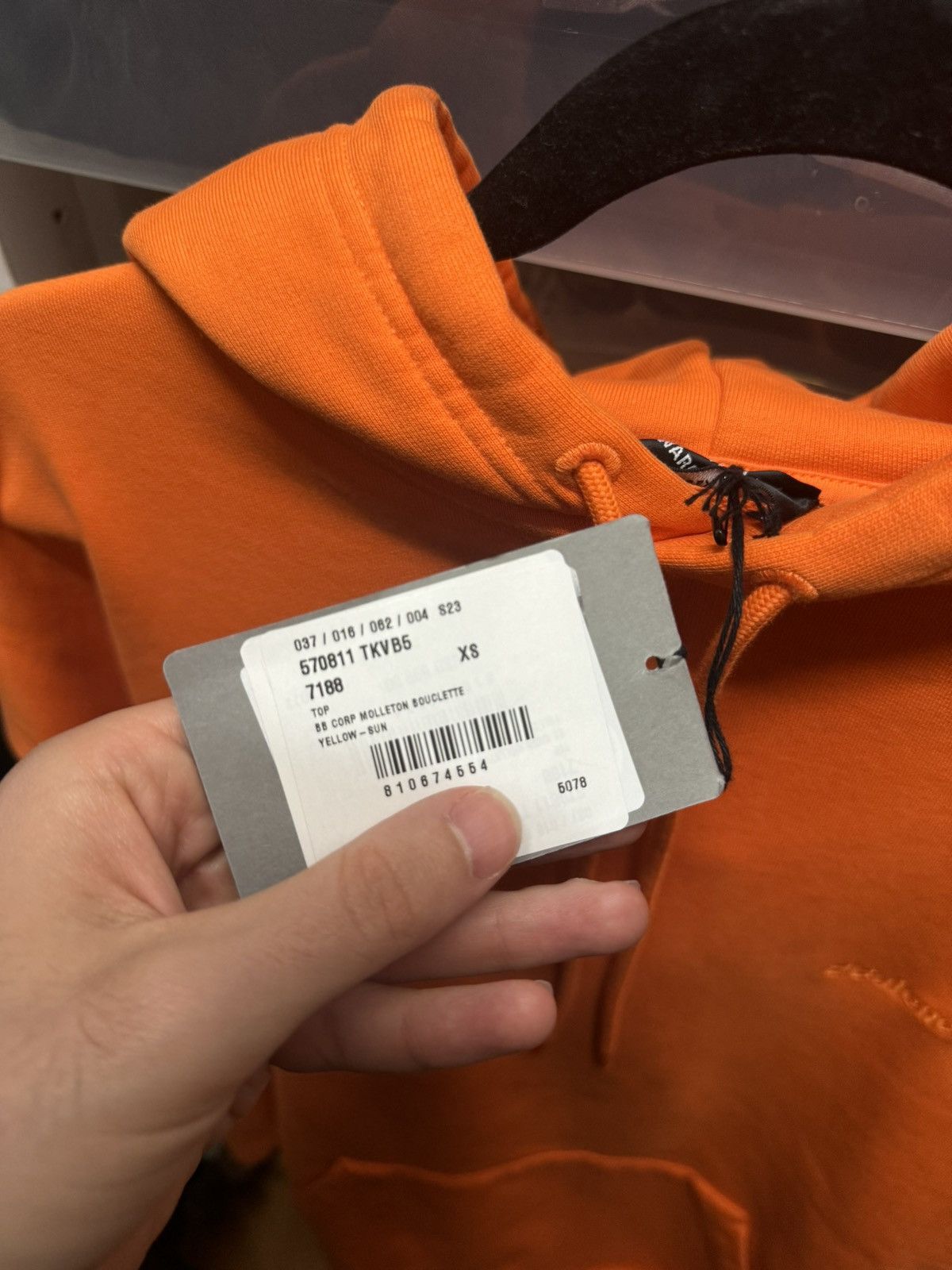 Balenciaga Oversized Orange hoodie Size US XS / EU 42 / 0 - 7 Thumbnail