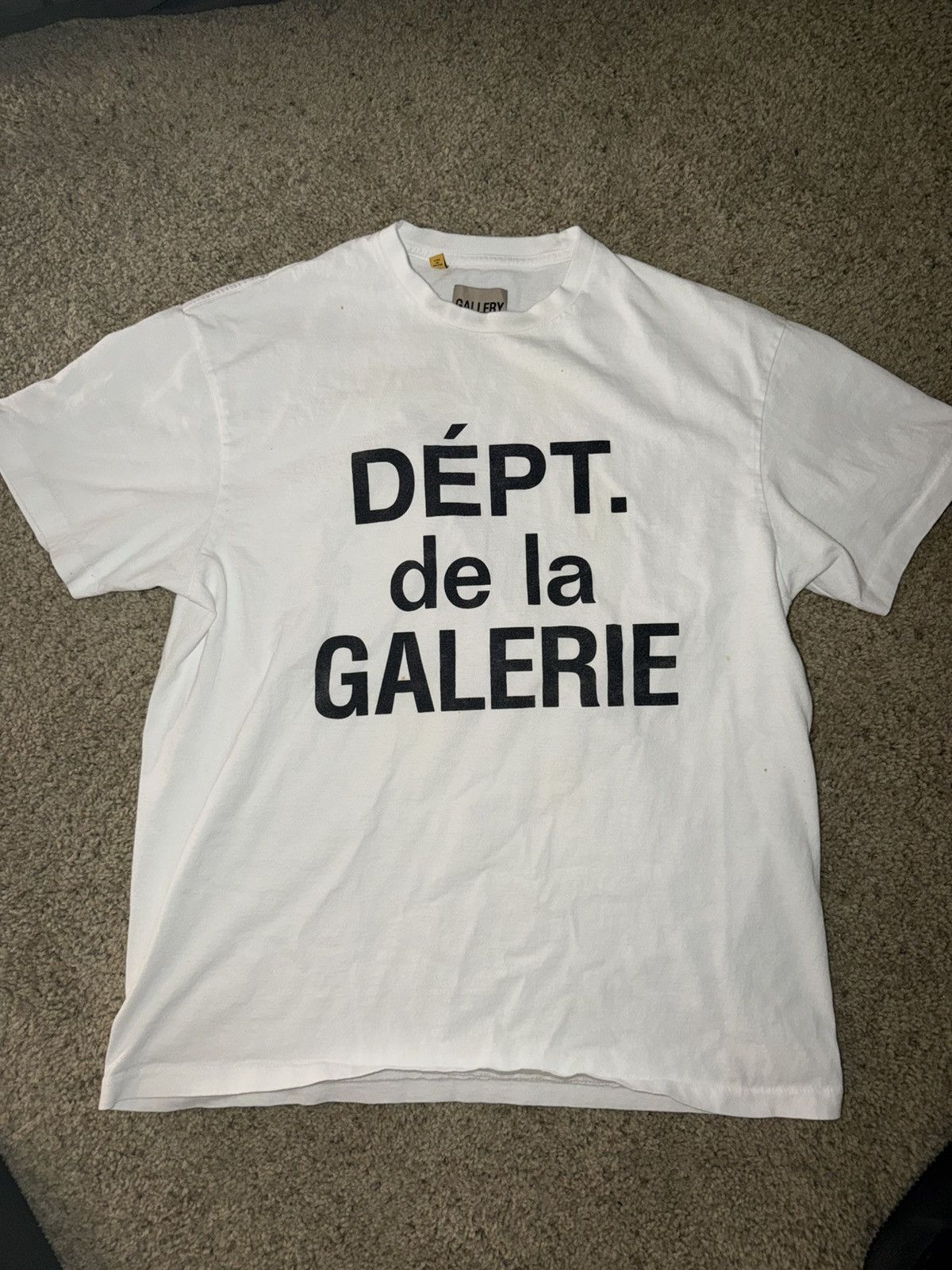 Gallery Dept. French White T-Shirt Mens Size Large