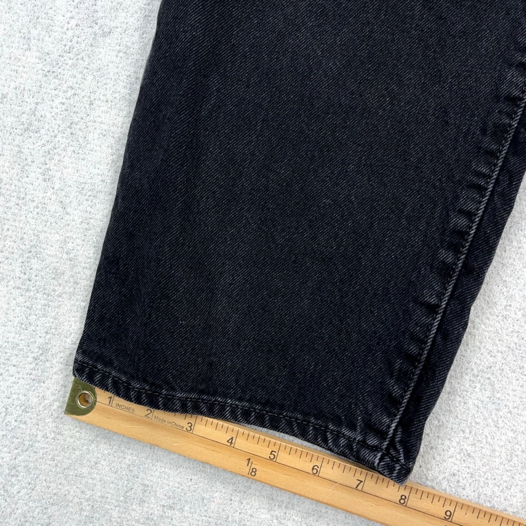 Levi's Levi's Jeans Women 30 Black 94 Baggy Straight Leg Relaxed 5-Pocket Denim Medium Wash Vintage: No Womens Jeans 80s 90s Retro USA Shirt Size 30" / US 8 / IT 44 - 4 Thumbnail