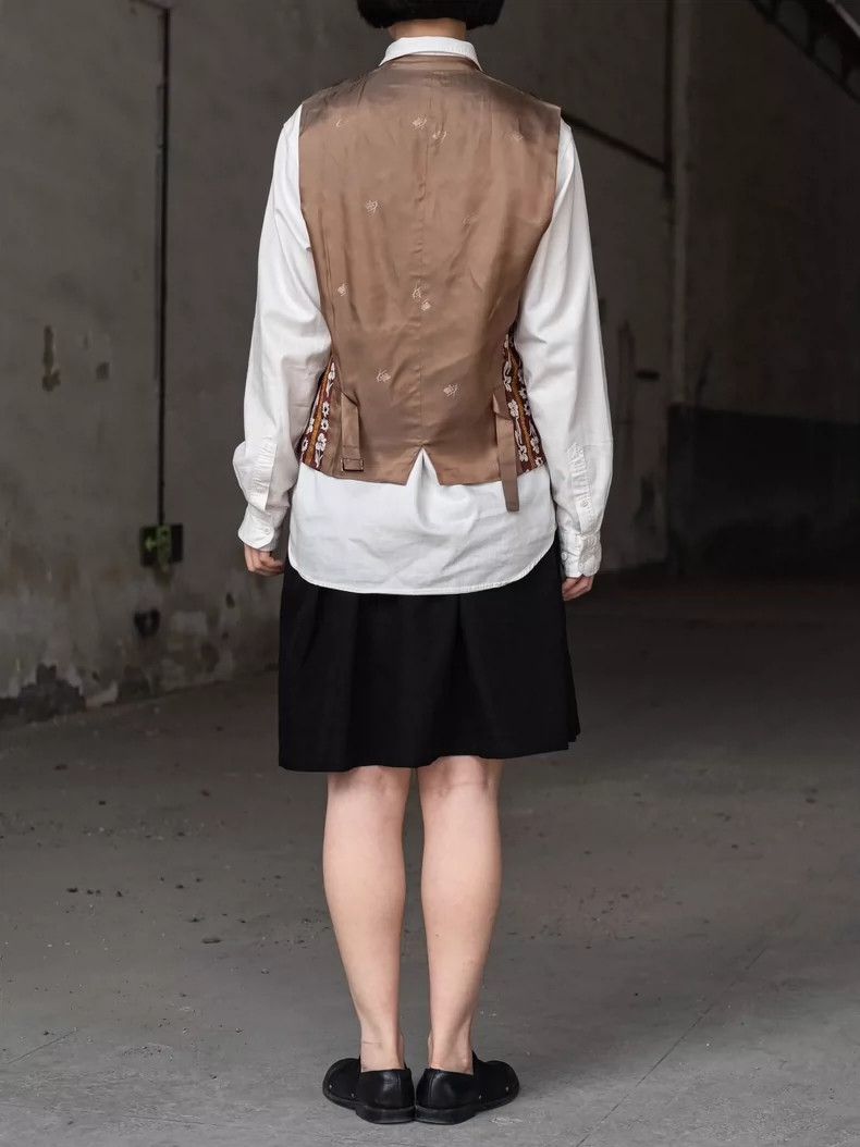 Kenzo KENZO Brown floral silk vest Size L / US 10 / IT 46 - 6 Thumbnail